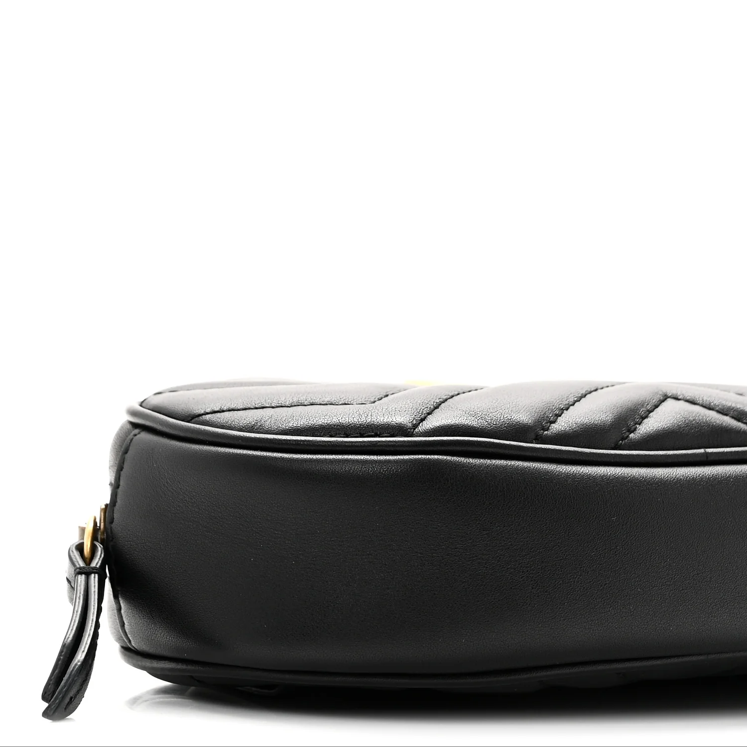 Calfskin Matelasse GG Marmont Belt Bag 85 34 Black