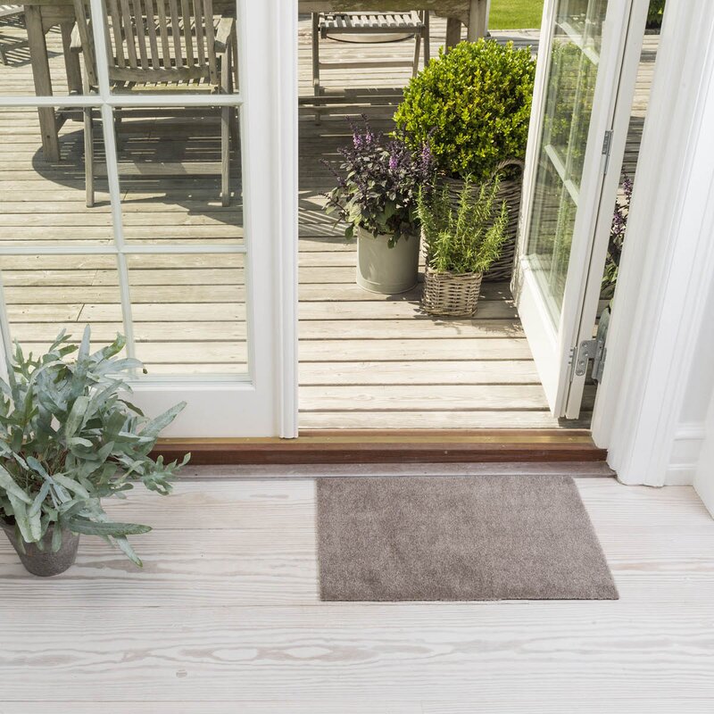 Unicolor gulvmatte 40x60 cm sand/beige