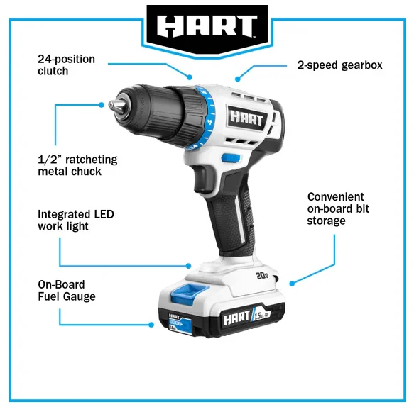 20-Volt Cordless 4 Tool Combo Kit - Image 9