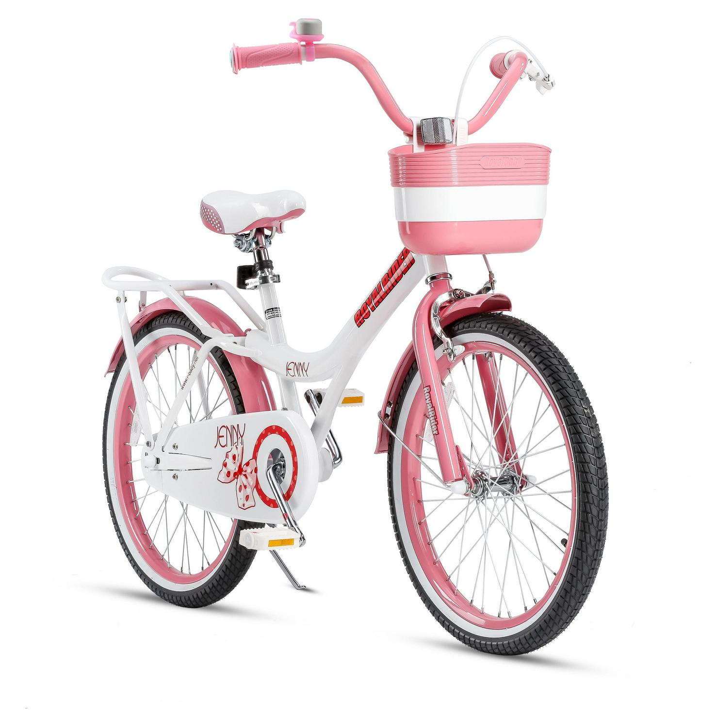 Jenny Princess 20 inch Girl-s Bicycle. White Pink
