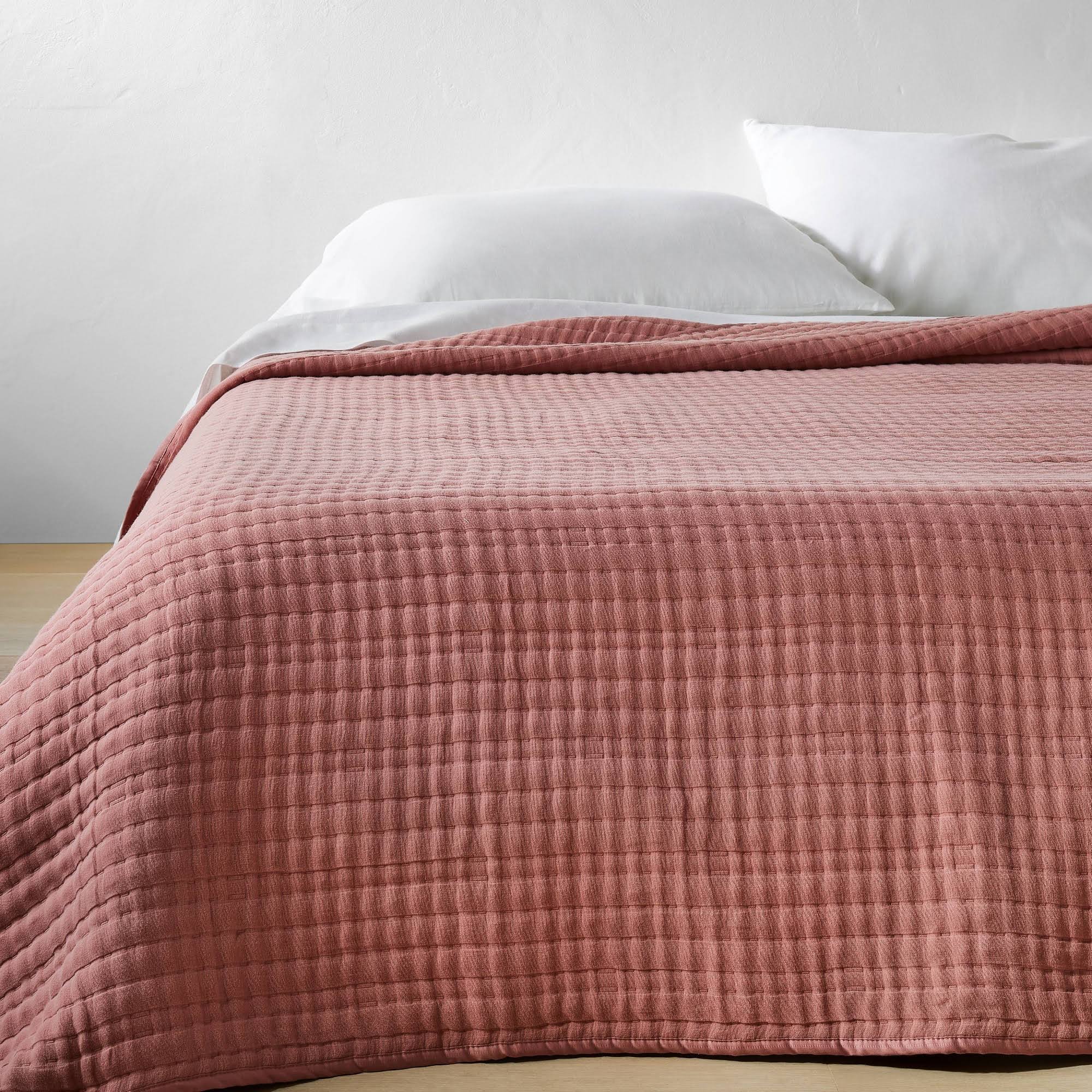 Casaluna Bedding | Fullqueen Lyocell Cotton Blend Coverlet Rose- Casaluna | Color: Pink | Size: Queen | Tlale's Closet