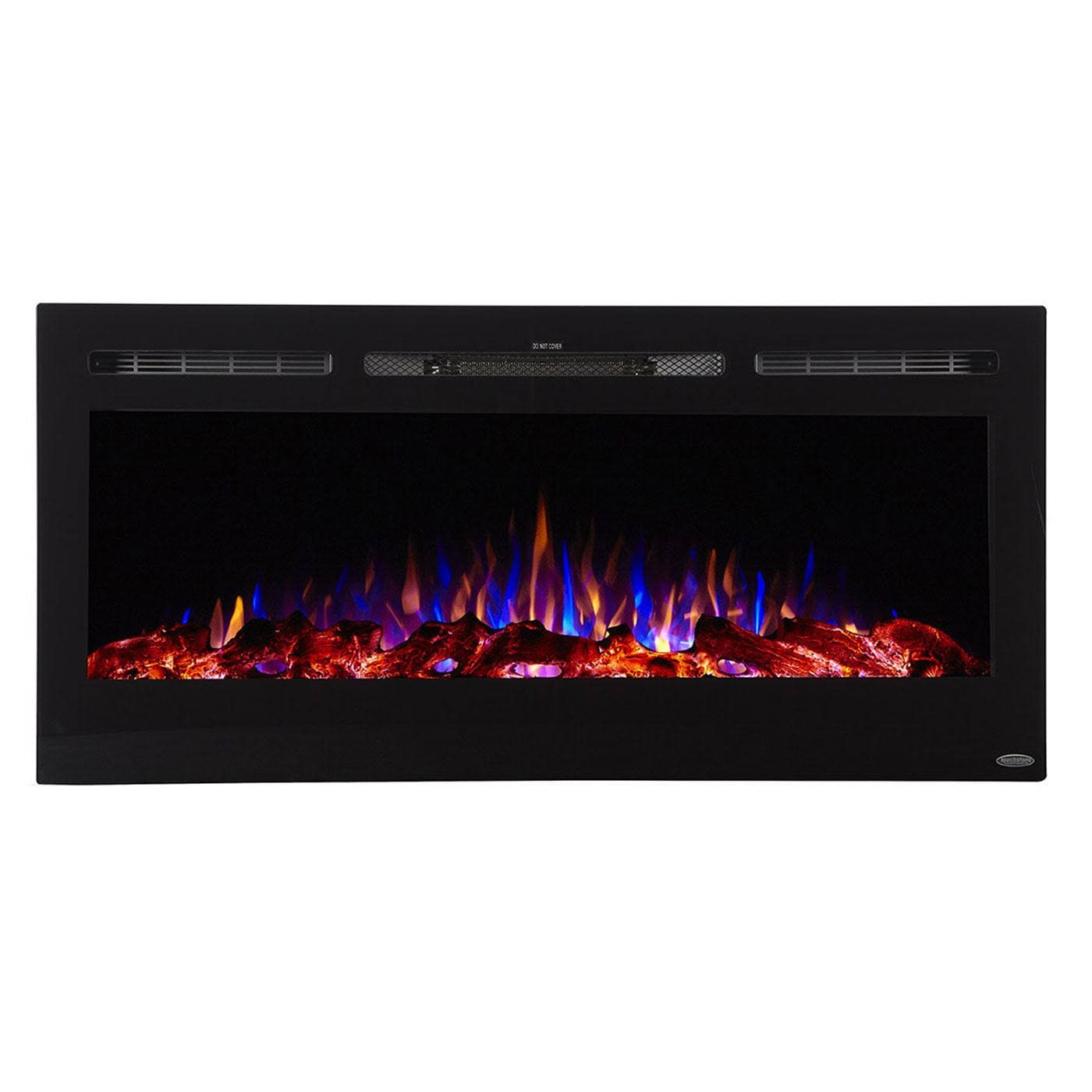 Touchstone 80025 45 in. Sideline Recessed Electric Fireplace Black