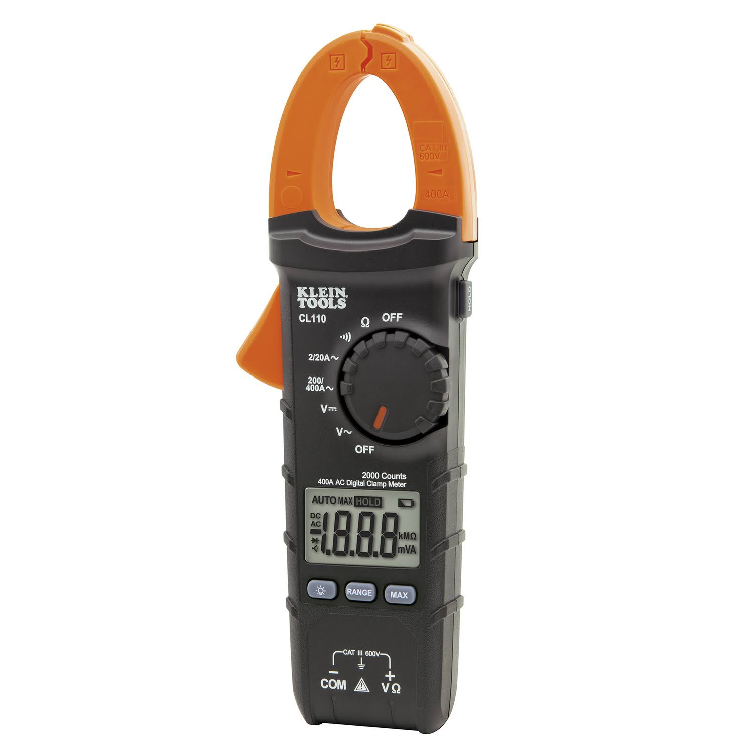 Klein Tools CL120 400 Amp AC Auto Ranging Digital Clamp Meter