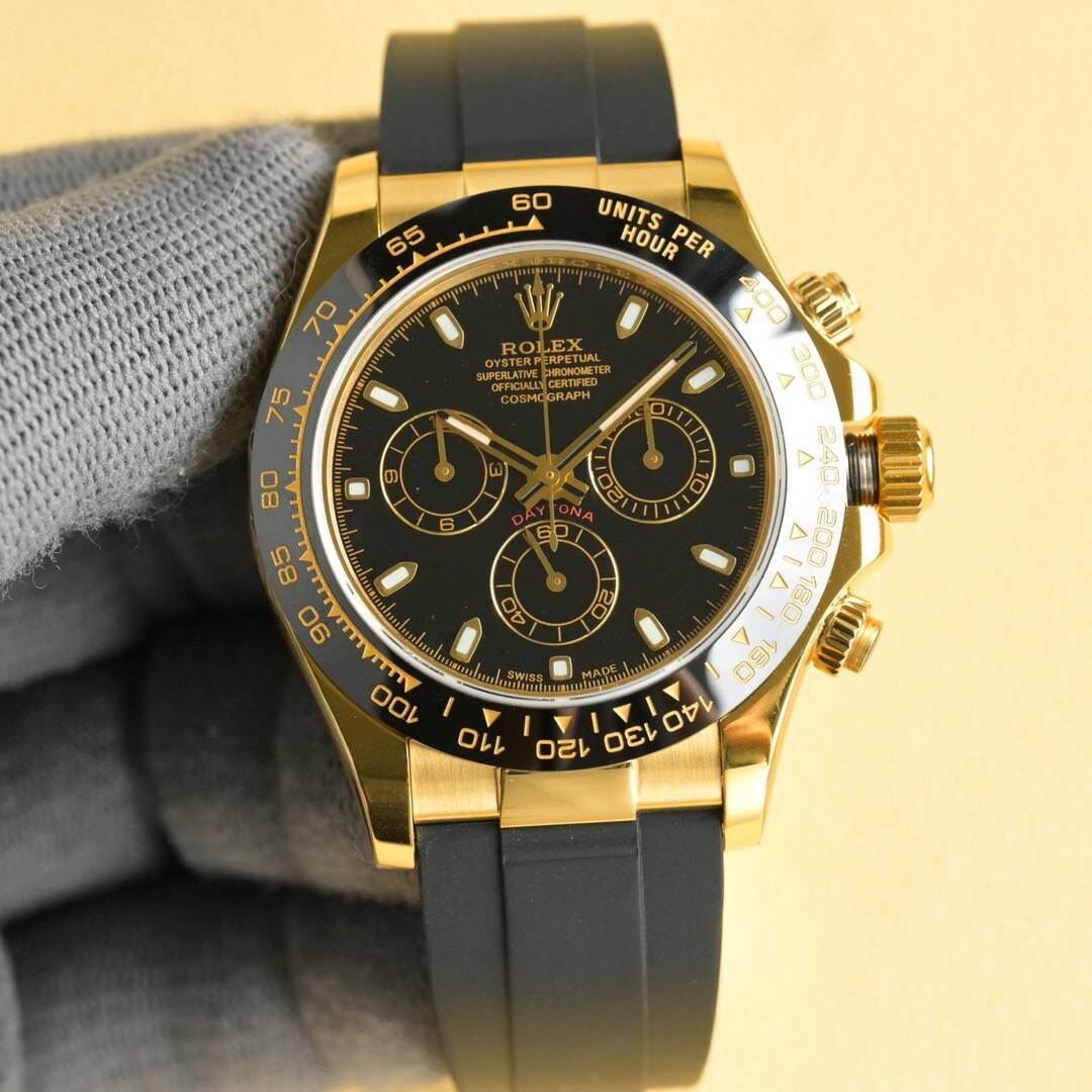 ROLEX（ロレックス）機械式腕時計 デイトナ 黒文字盤  40MM 腕時計