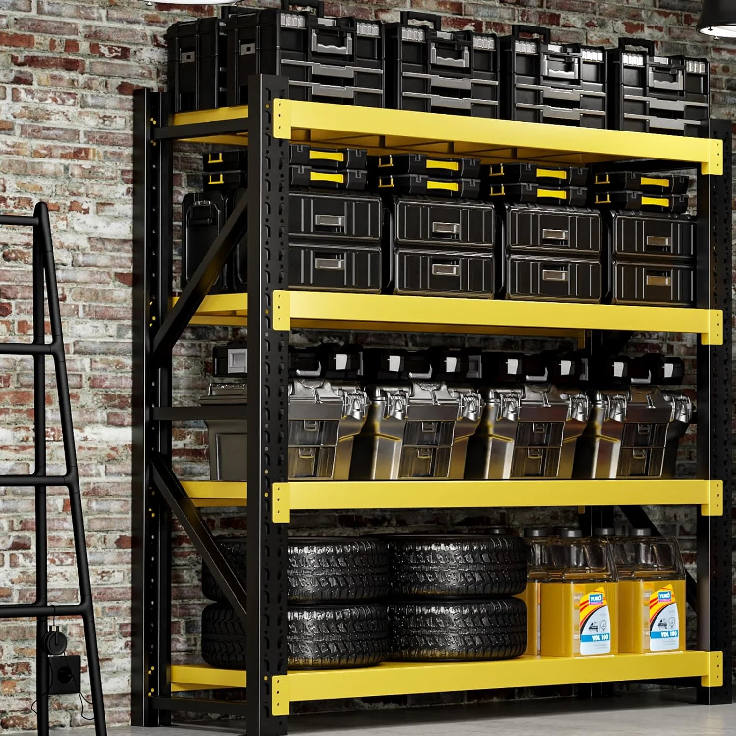 3000 lb Heavy - Duty Garage Shelving, 31.5