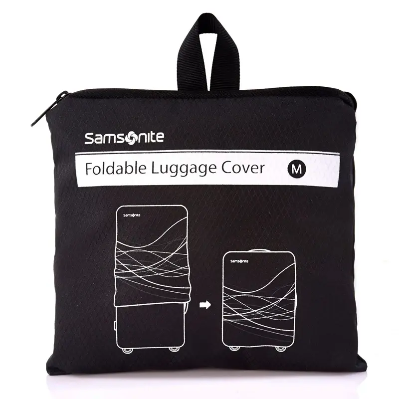 Black Medium Foldable Luggage Cover Luggage Accessories | 4890-ZACXP - SAMSONITE OUTLET
