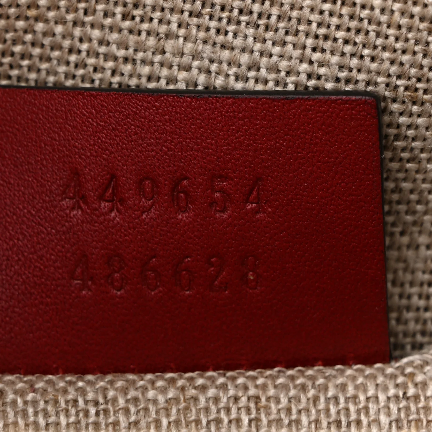 Soft Microguccissima Mini Dome Bag Rosso