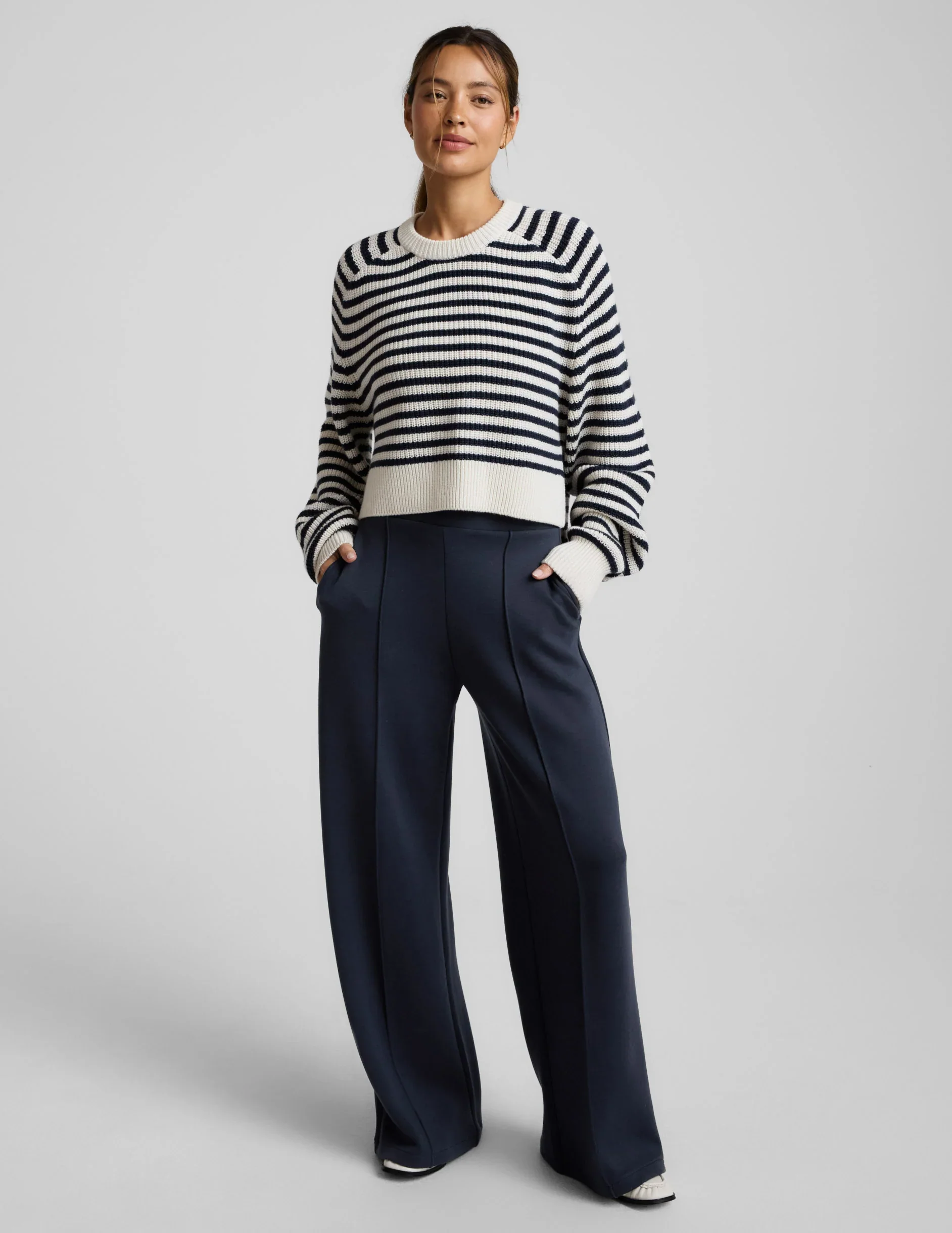 Ready For Anywhere Hi Lo Sweater