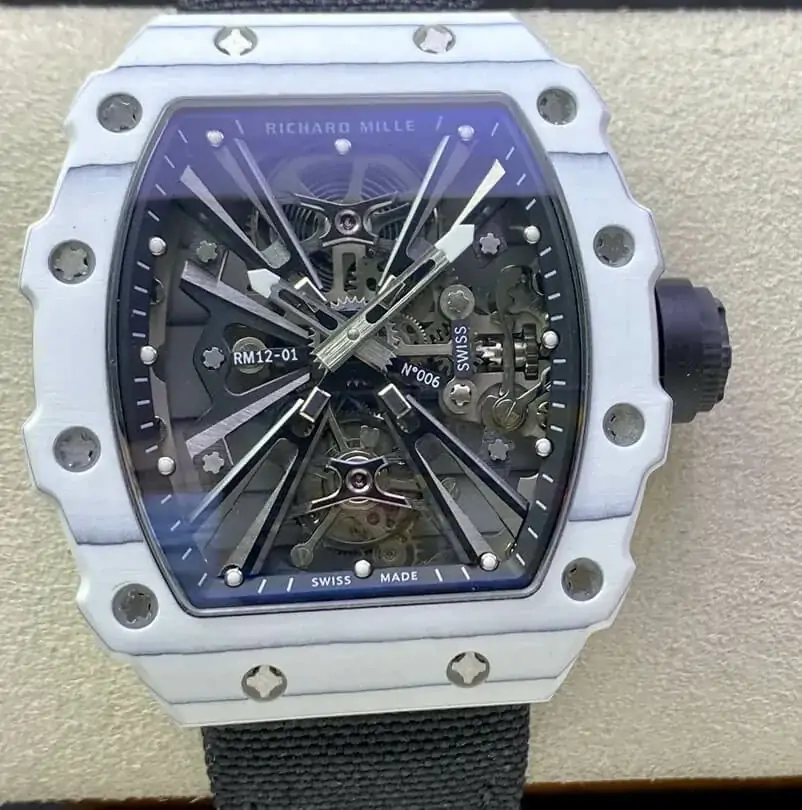 Richard Mille RM12-01 Tourbillon RM Factory White Carbon Fiber Bezel