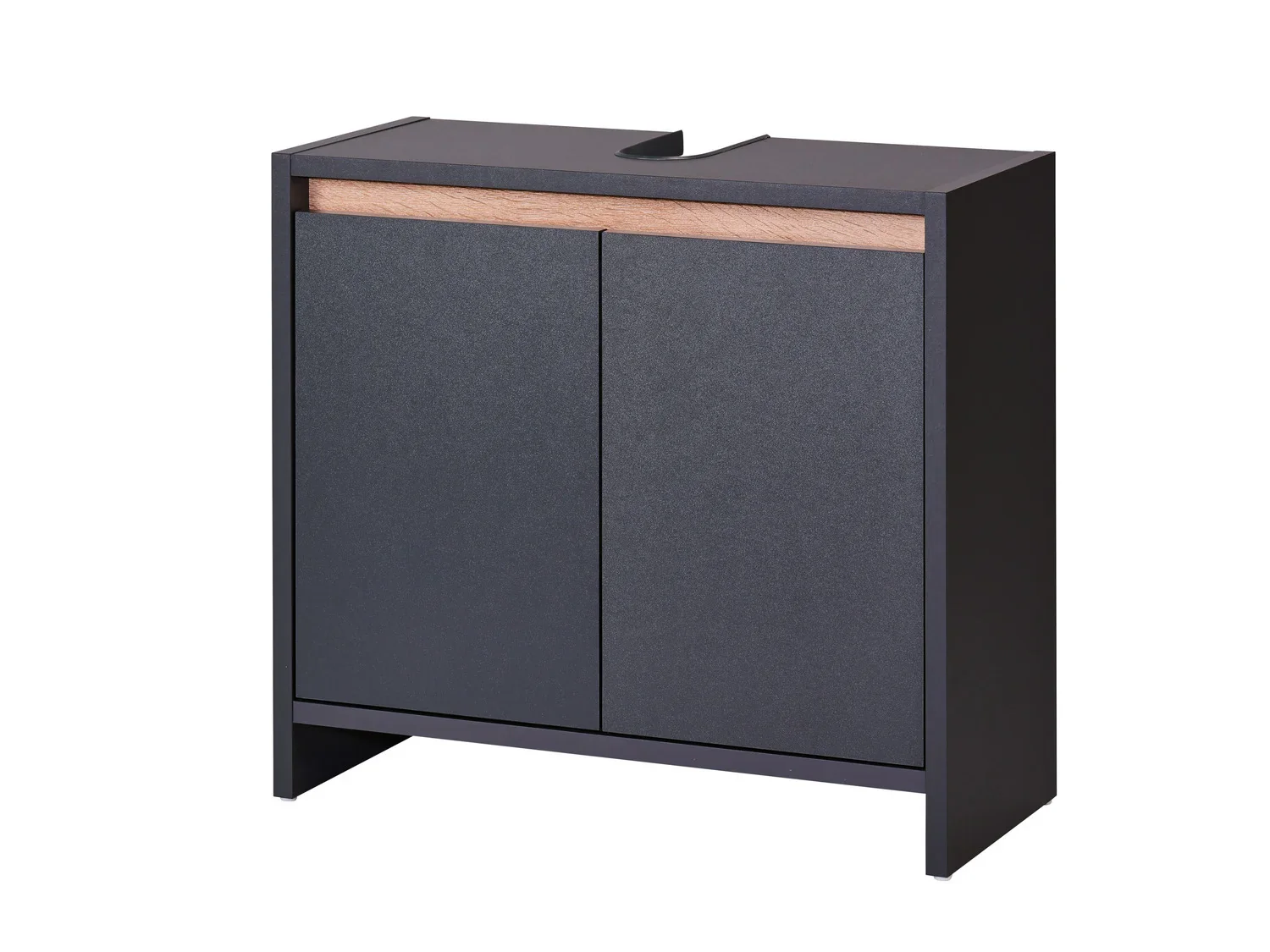 LIVARNO home Meuble sous-vasque Oslo, 60 x 55 x 28 cm, anthracite