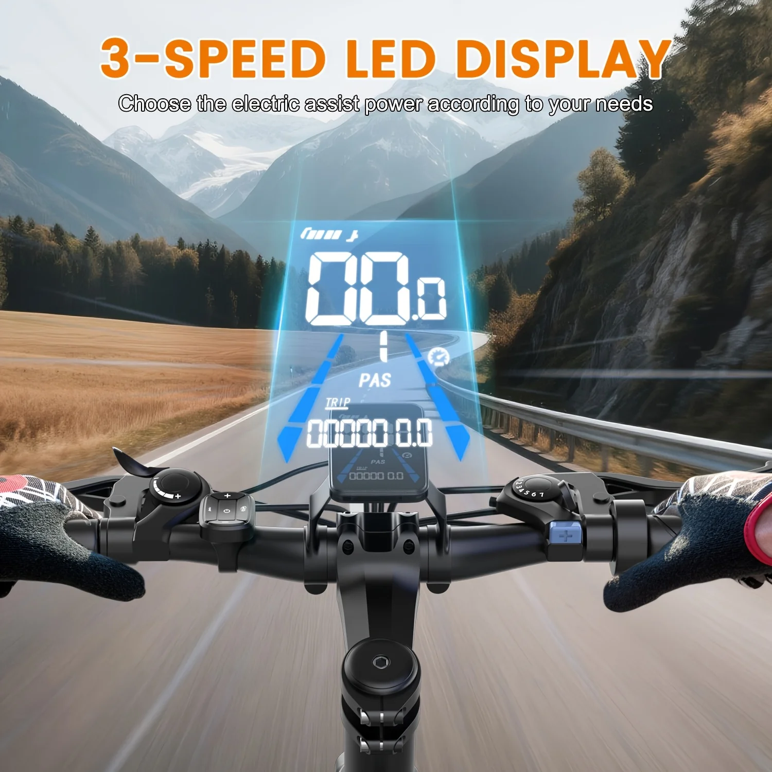 Electric Bike for Adults 26",750W Peak E-Mountain Bike 48V 10AH,25mph 45miles Range Electric Mountain Bike,E-Mountain Bikefor Adults Off-Road, Professional 7-Speed UL2849 - Image 7