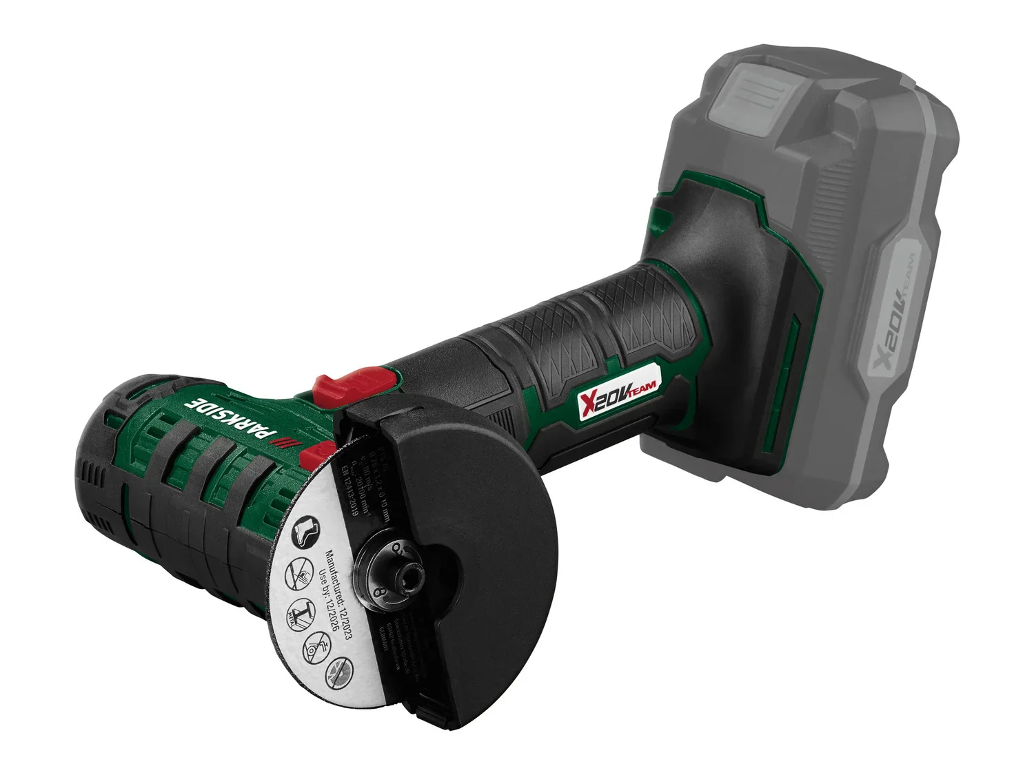 PARKSIDE Meuleuse d'angle sans fil PWSAM 20-Li A1, 20 V
