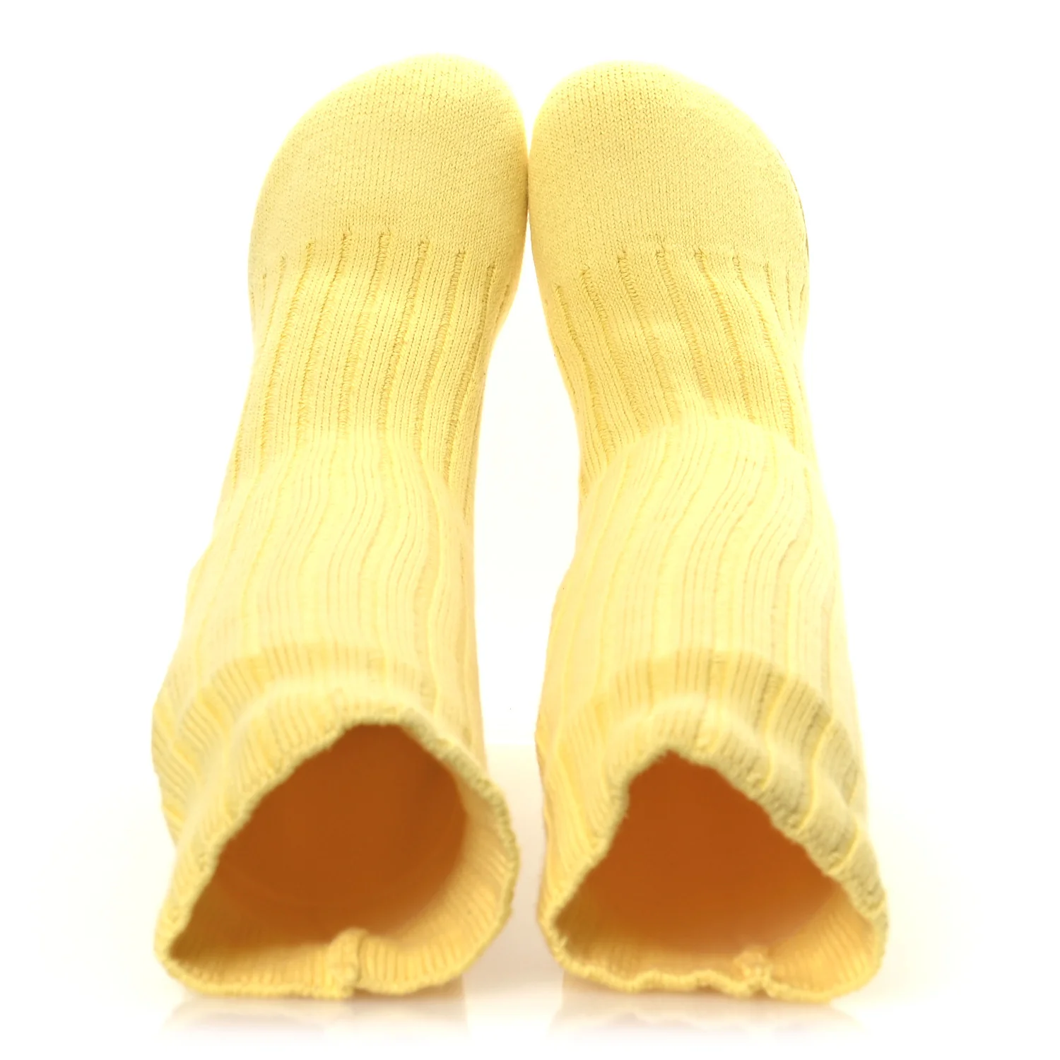 Cotton Knit Atomic Boots 40 Lemonade