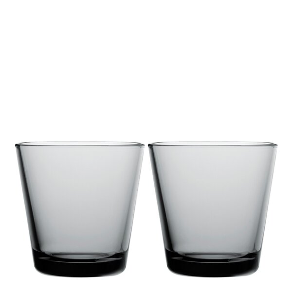 Kartio glass 21cl 2 stk grå