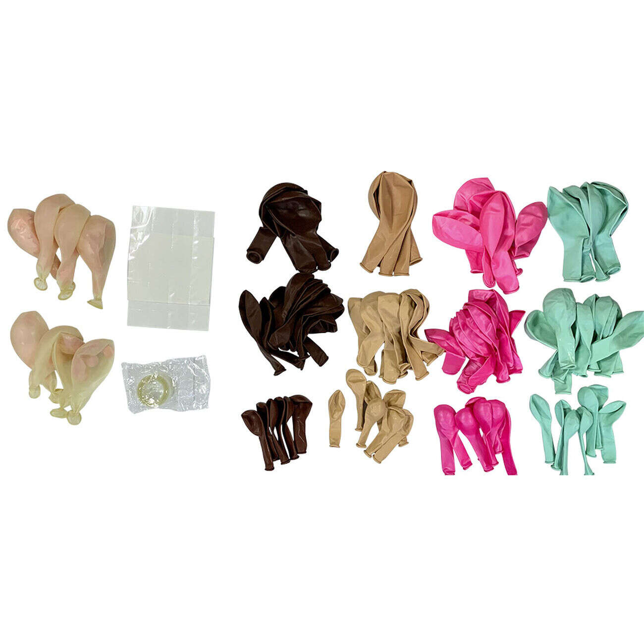 Kit arche à ballons pastel 96 pièces