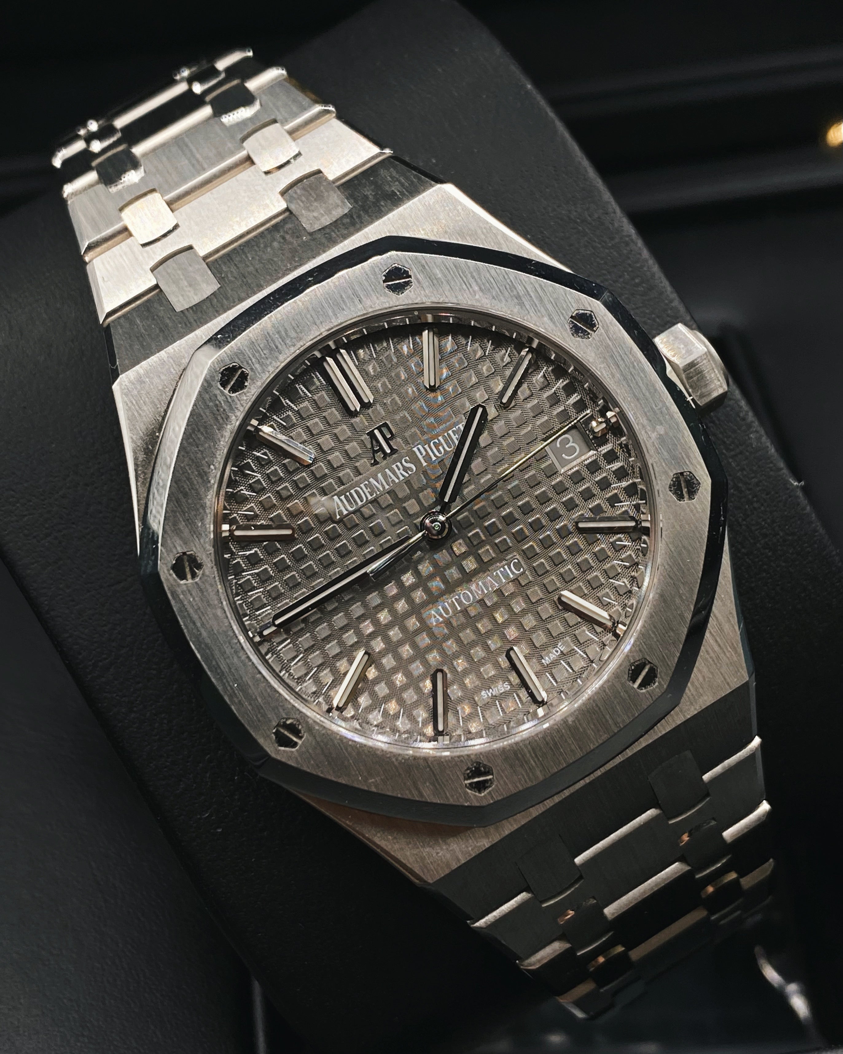 [Super Clone]Audemars Piguet Royal Oak Selfwinding, Grey dial, 37mm, Stainless steel, 15450ST.OO.1256ST.02