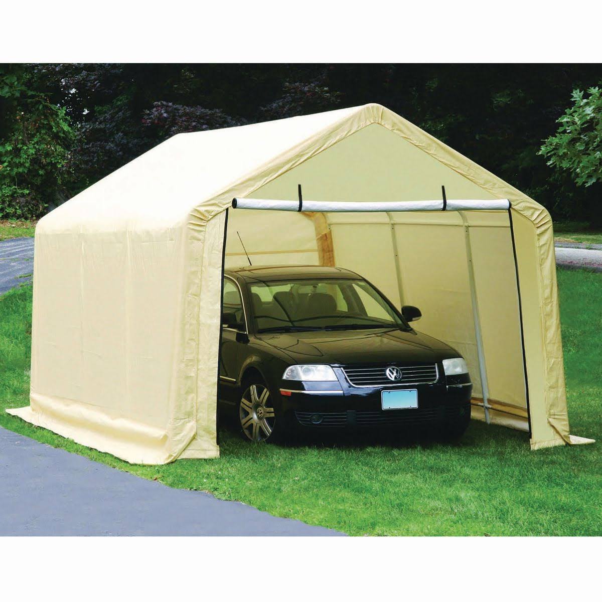 CoverPro 10 ft. x 17 ft. Portable Shed, Garage or Car Shelter