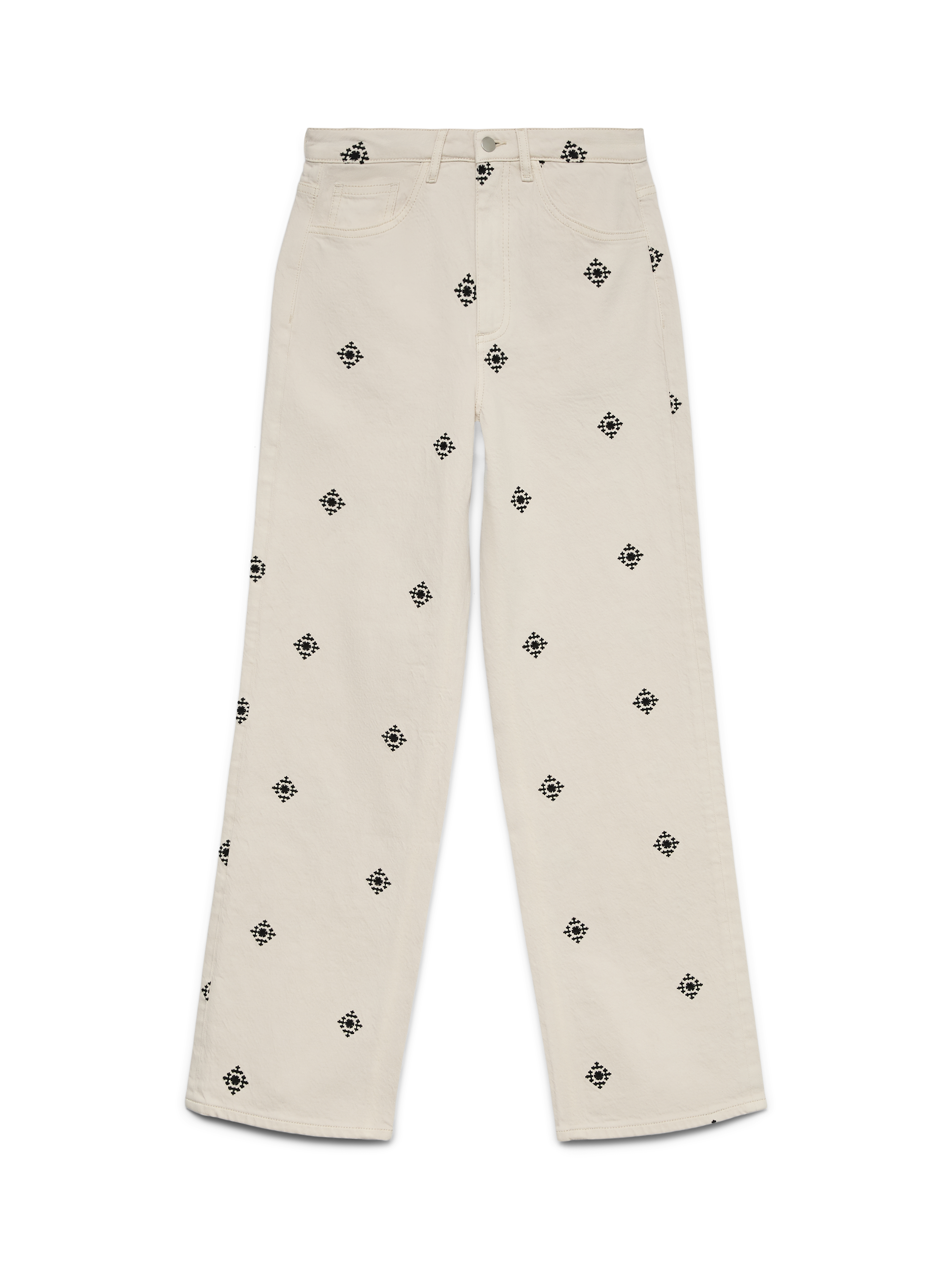 VERO MODA® VMTESSA High rise Wide Fit - Cropped Jeans