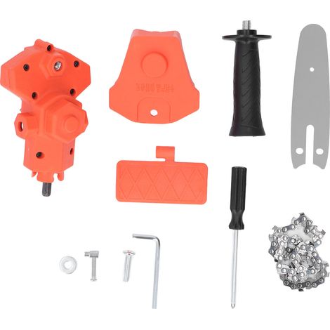 Perceuse électrique à adaptateur de scie, tête de Conversion, tronçonneuse Portable Orange — vue 1