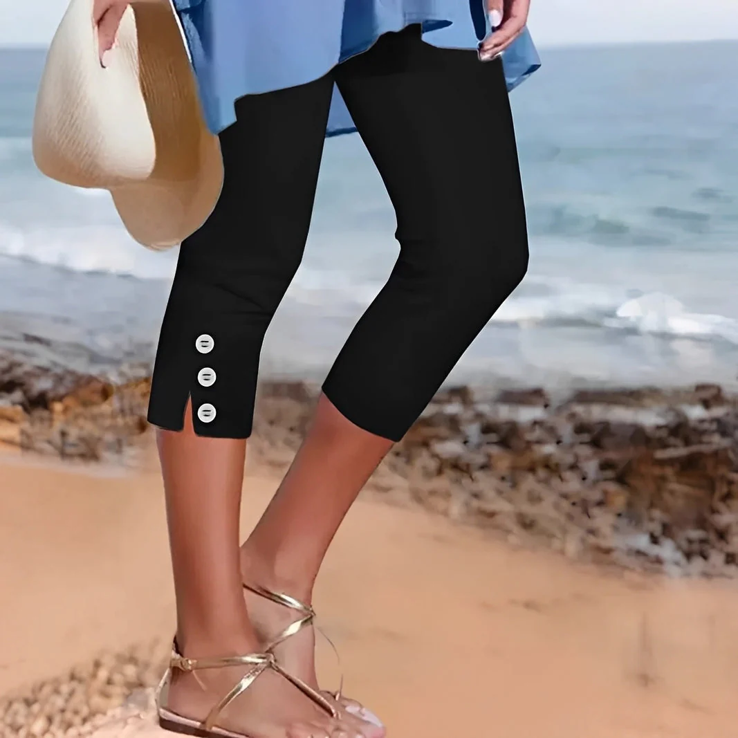 Catrin - Pantalon Court Élégant