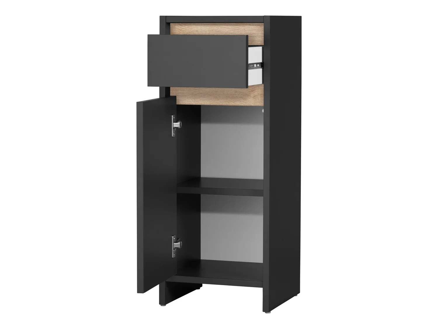 LIVARNO home Armoire latrale de salle de bains Oslo, 32 x 80 x 28 cm, anthracite