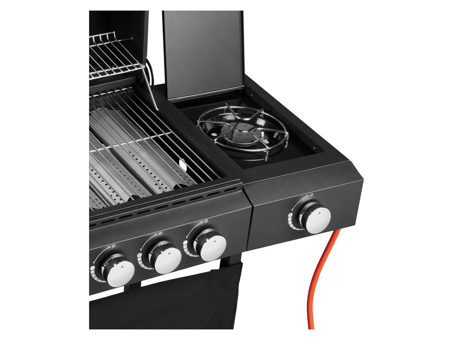 GRILLMEISTER Barbecue  gaz 6+1, 67 x 39 cm, 18 kW