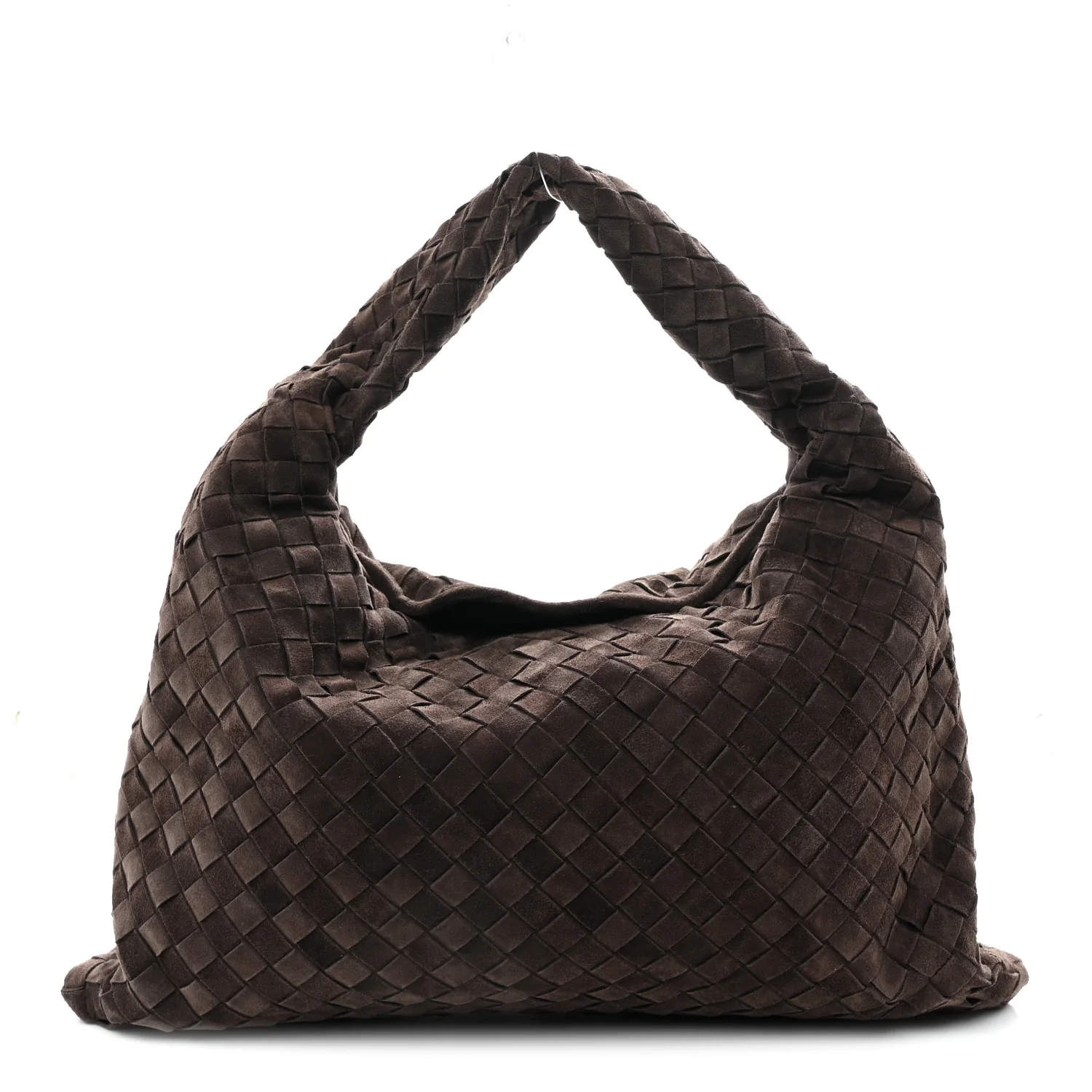 Suede Intrecciato Small Hop Fondant