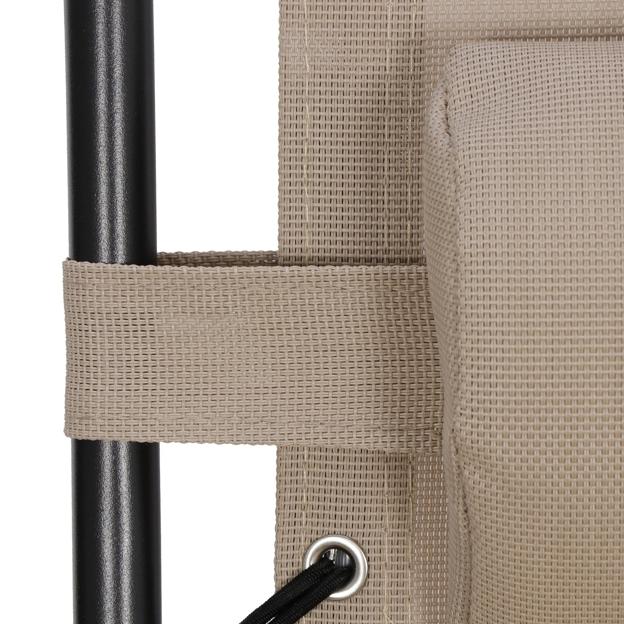 2 Pack Steel Zero-Gravity Chair Beige - Image 9