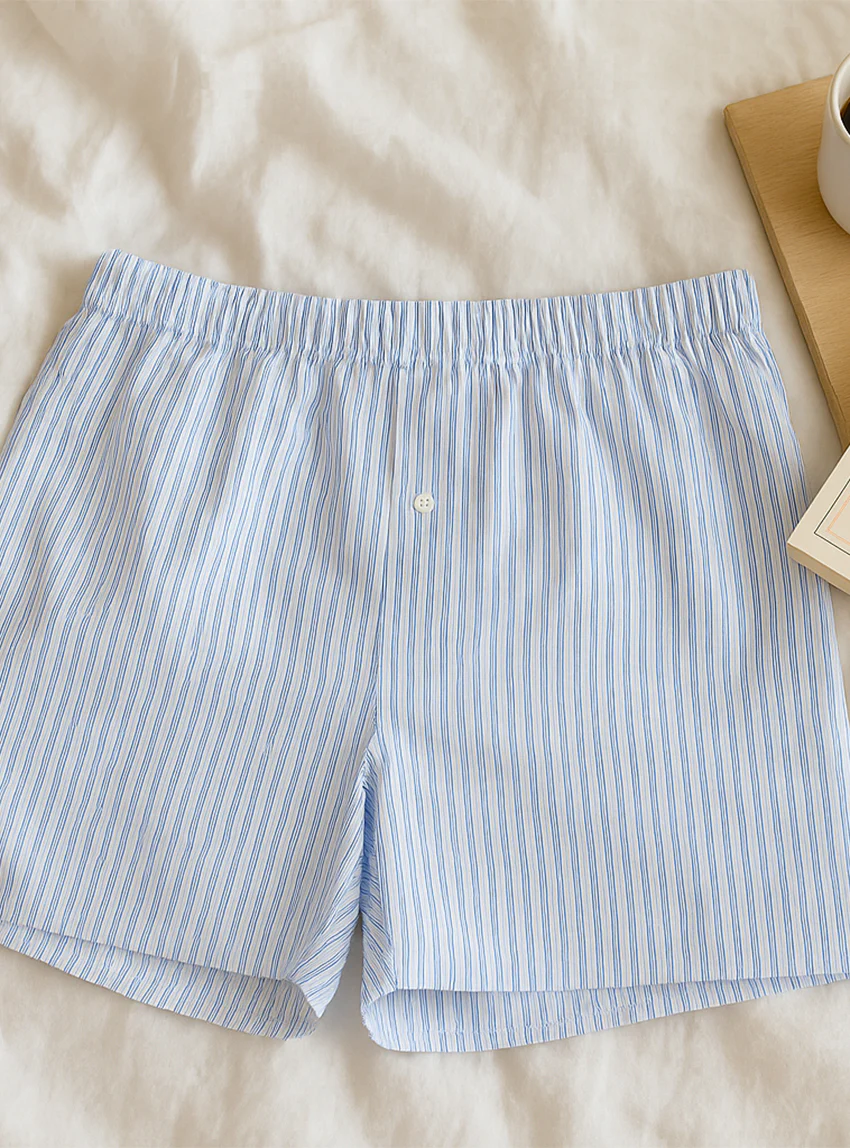 Caleçon homme en coton coloris assortis