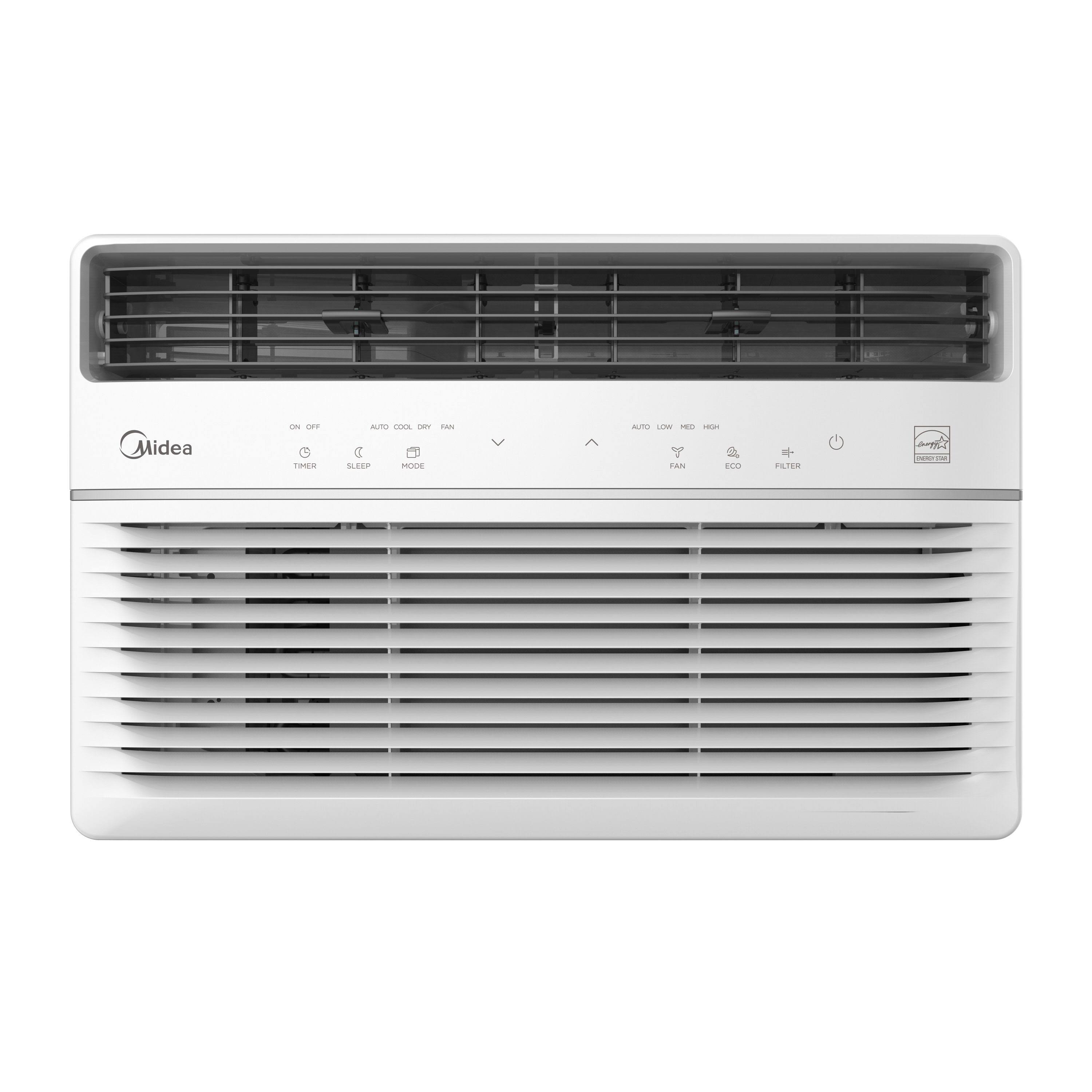 Midea 6000 BTU Room Window Air Conditioner Remote Control Energy Star