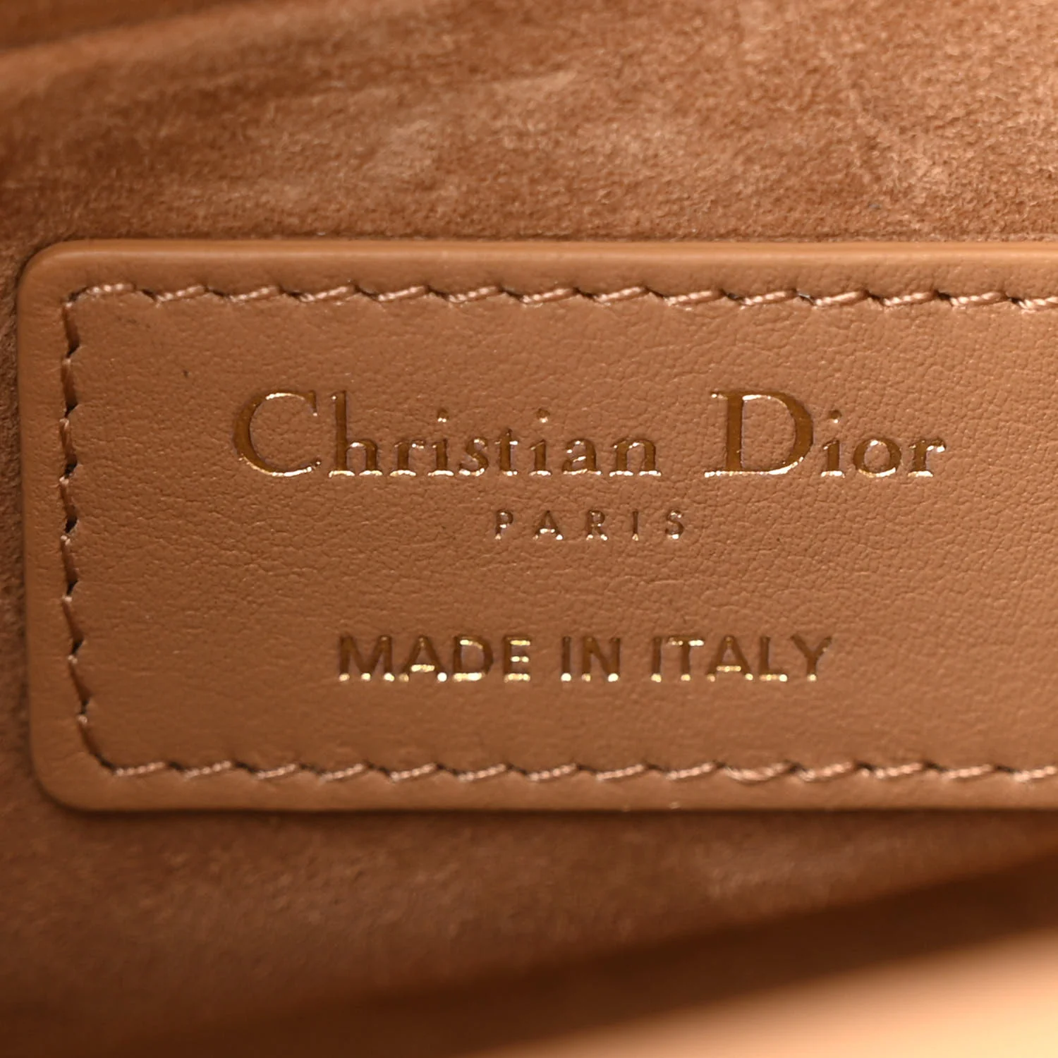 Calfskin Cannage Small The Lady 95.22 Beige