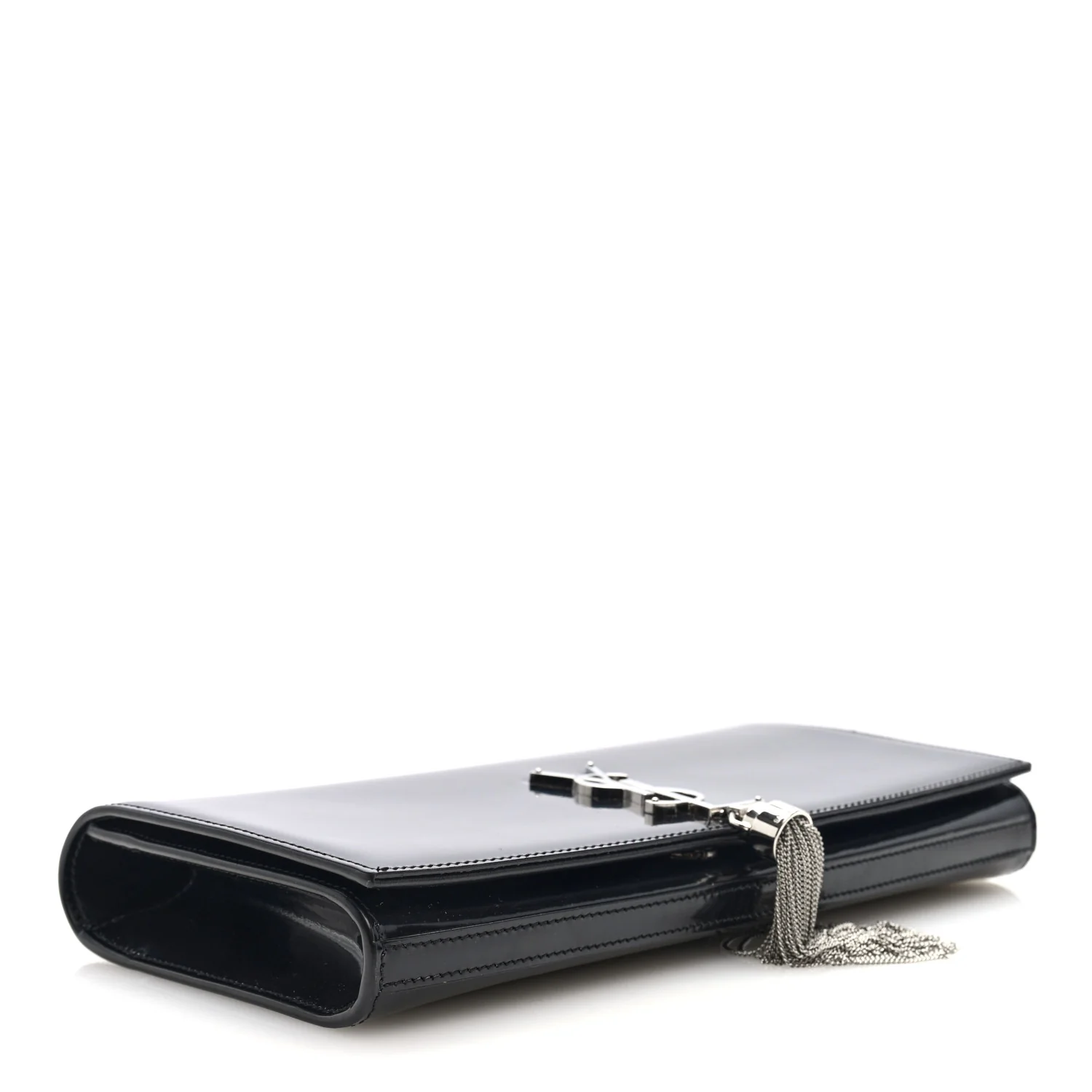 Patent Cassandre Tassel Clutch Black