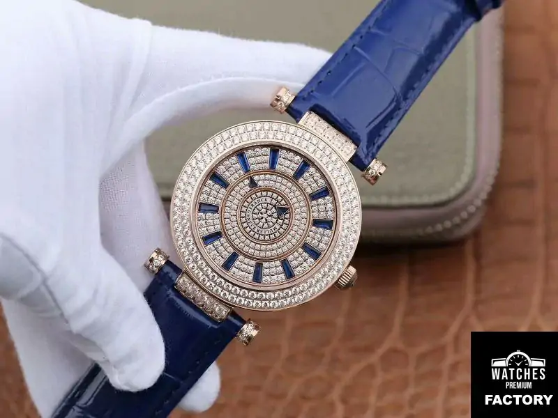 Franck Muller Double Mystery D 3R CD 42 Rose Gold Diamond Dial