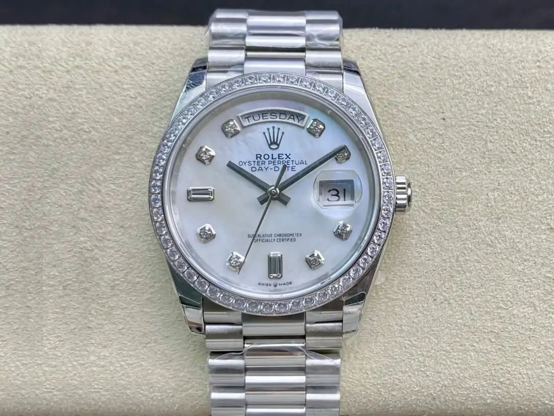 Rolex Day Date 128396TBR-0005 EW Factory Diamond-set Dial