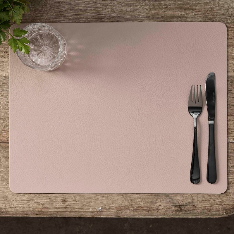 Quadro dekkebrikke 42x33 cm 4 stk dusty rose
