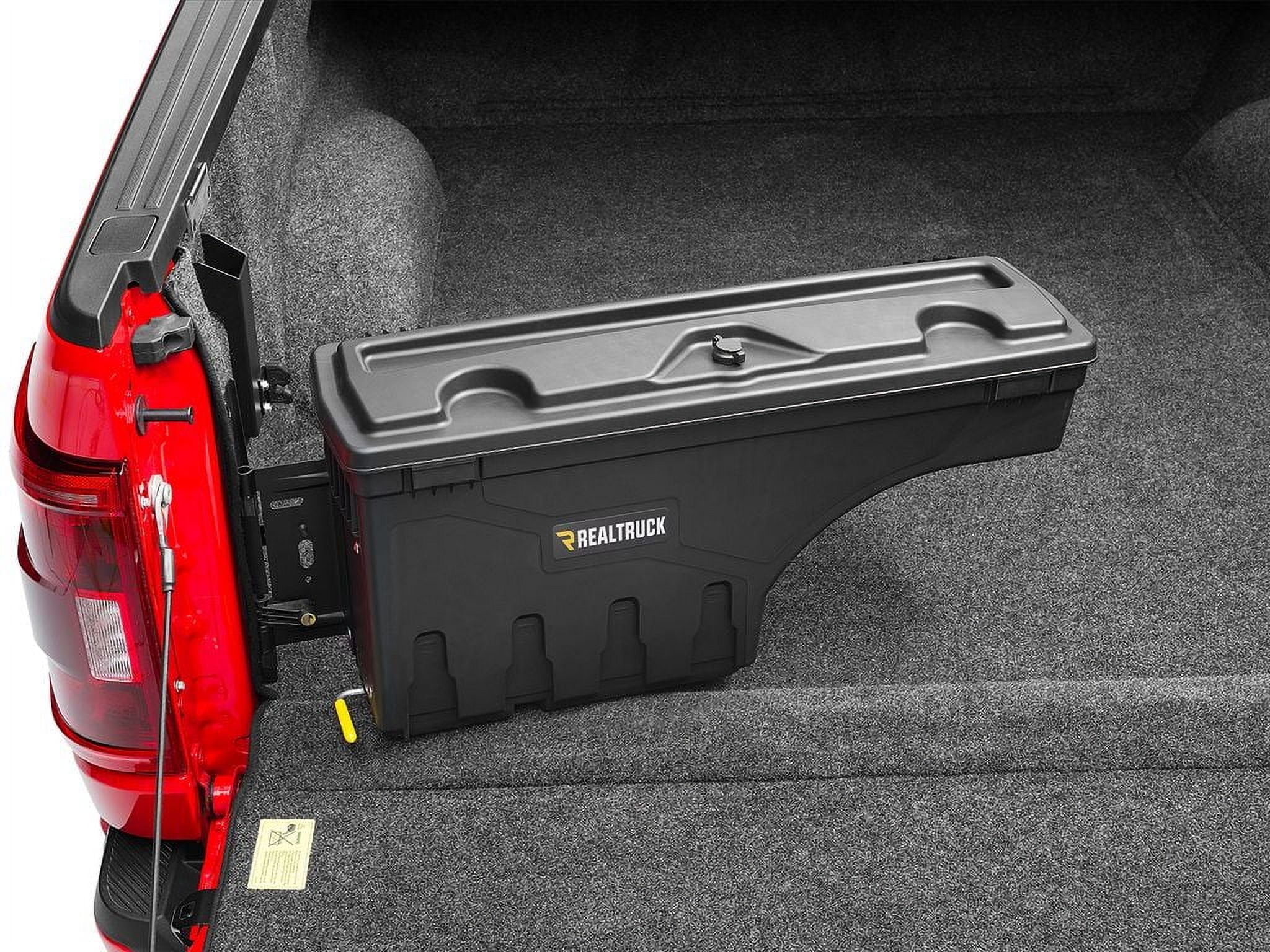 RealTruck UnderCover Swing Case Truck Bed Toolbox Fits 2007-2019 Chevy/GMC Silverado/Sierra 2500/3500HD Drivers Side
