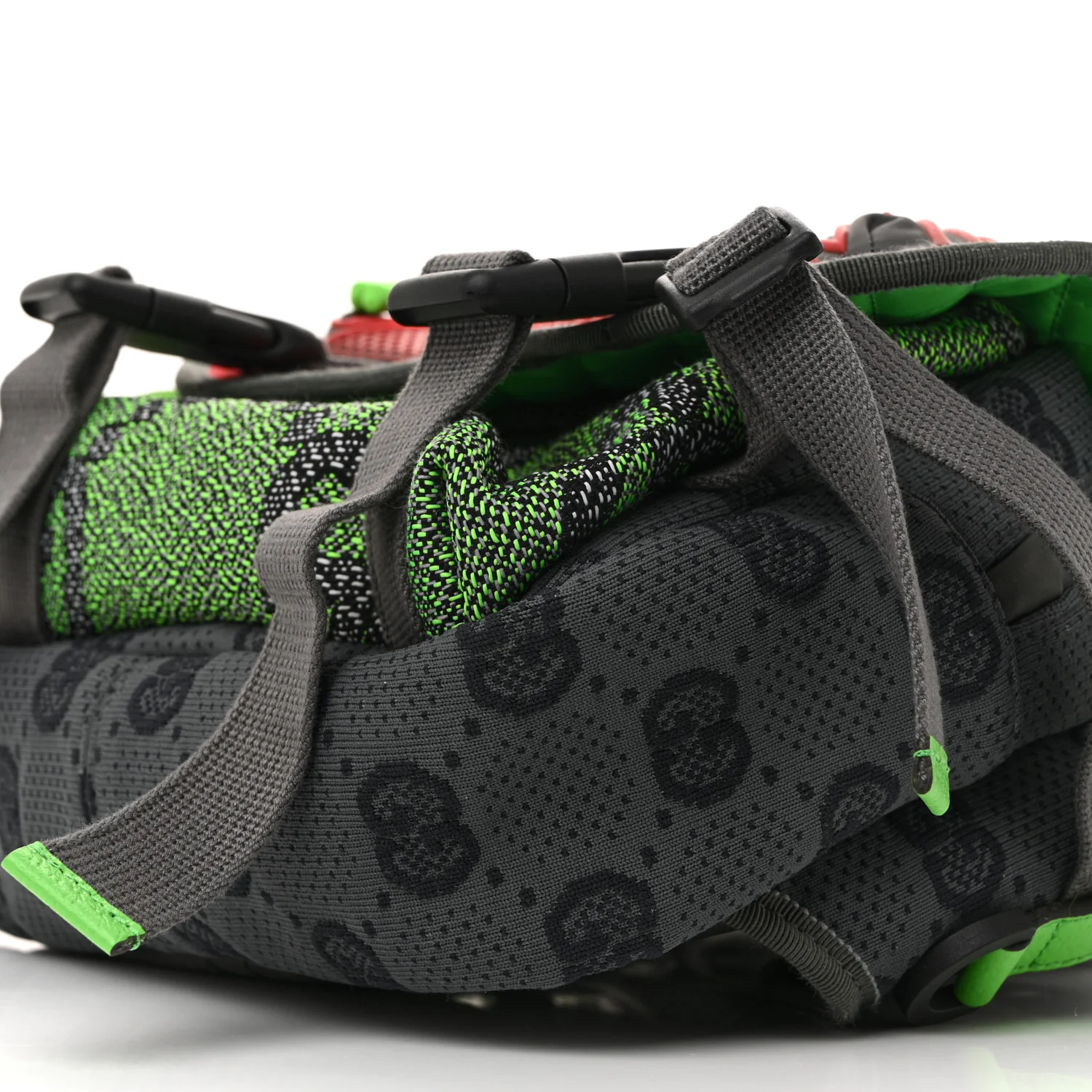 Jersey GG Monogram All Over Sporty Flap Backpack Red Multicolor