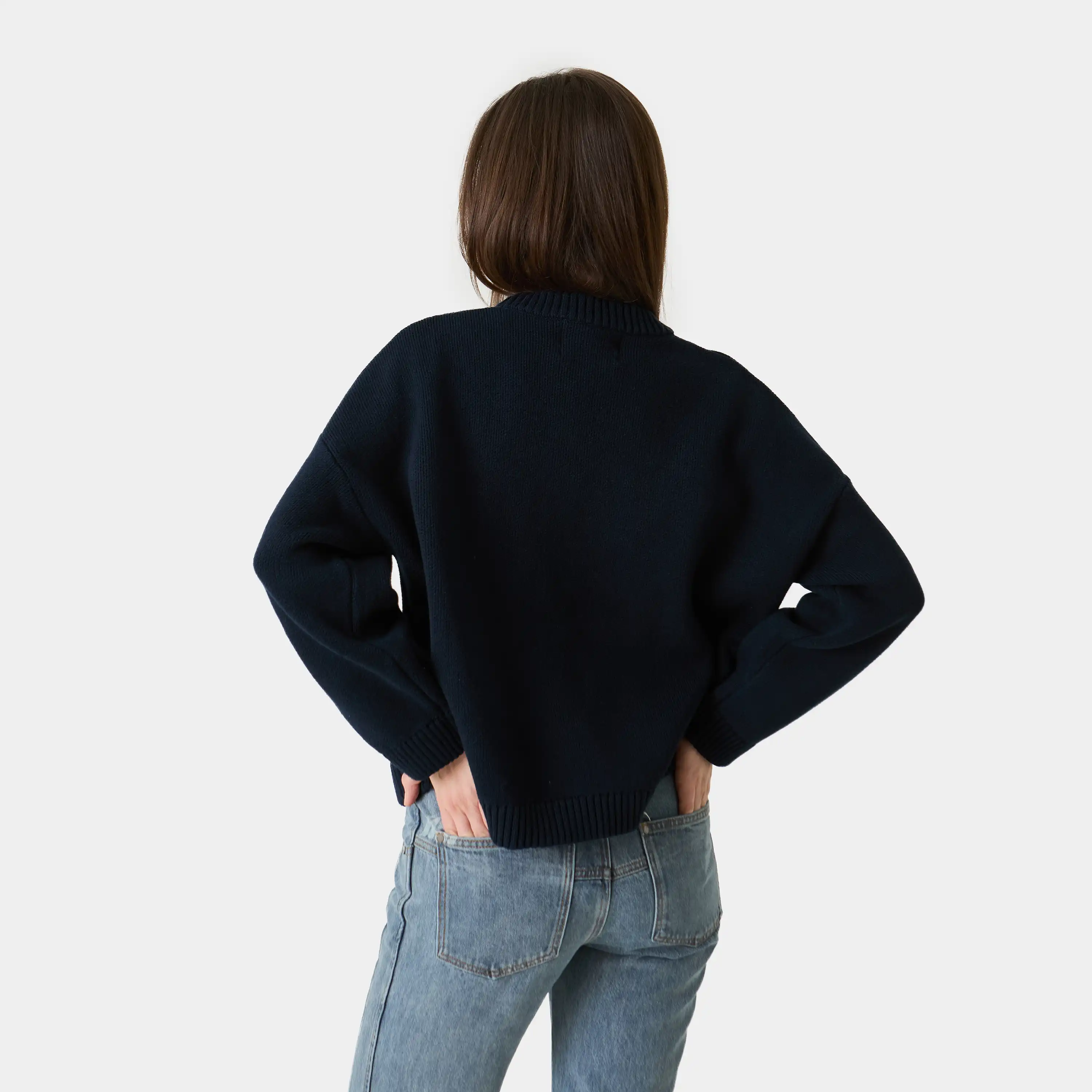 Master Navy Knit Sweater