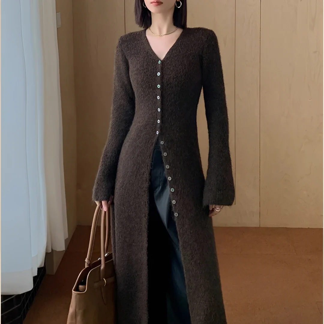 Zoey - Robe chic col en V