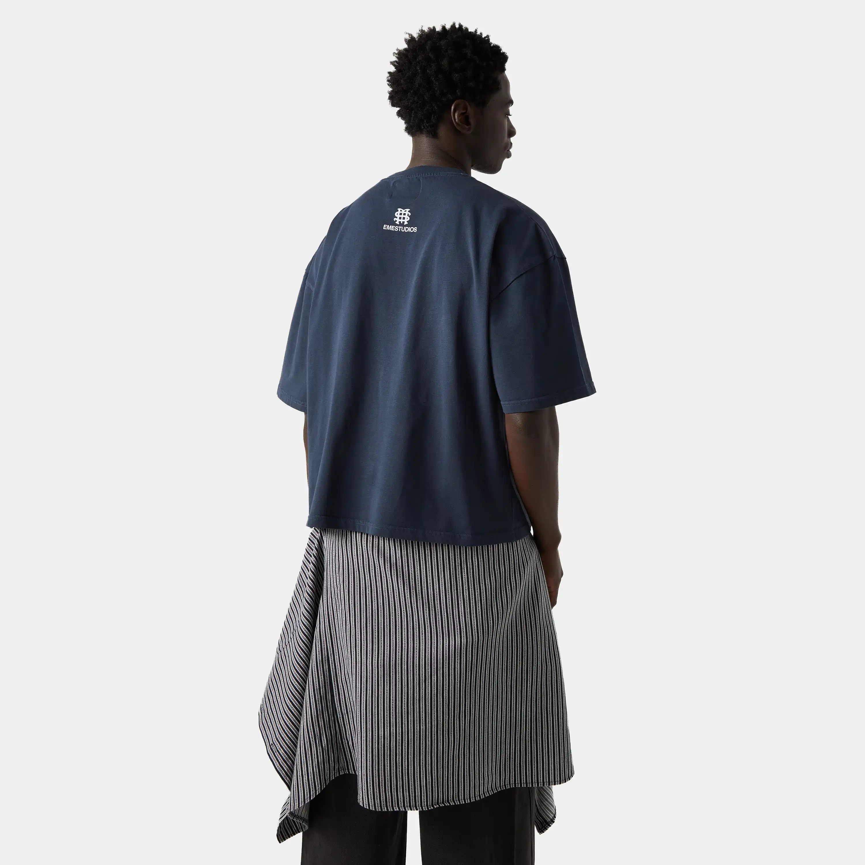 Badge Navy Oversized Tee