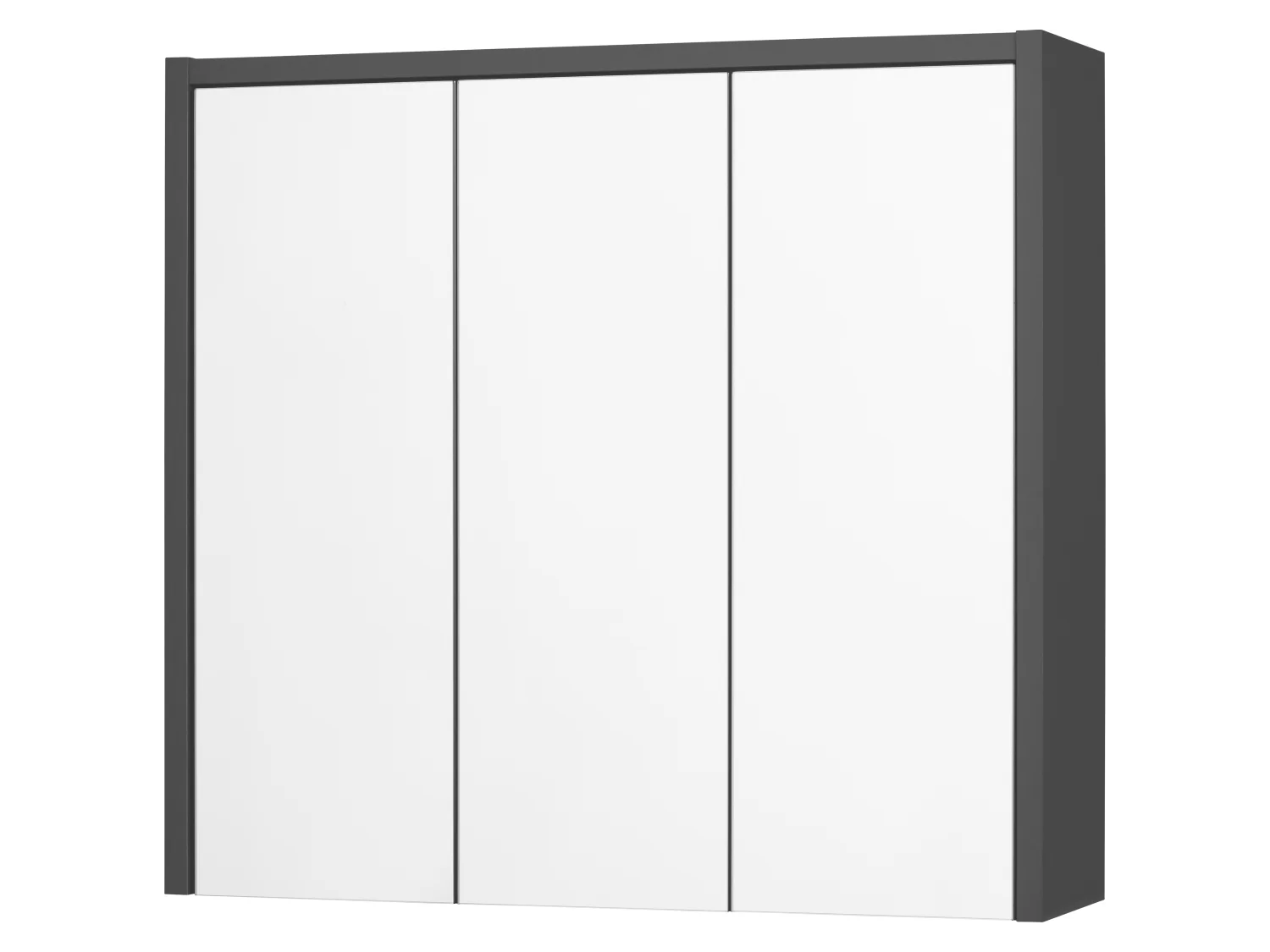 LIVARNO home Armoire de toilette OSLO, 65 x 60 x 17 cm, noir