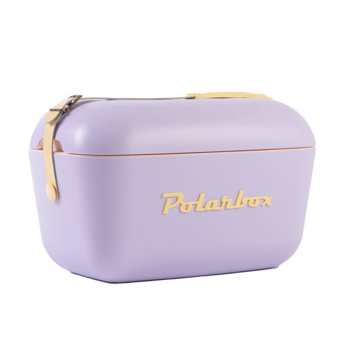 Polarbox Pop Portable Cooler 13-Quarts - Lilac/Yellow