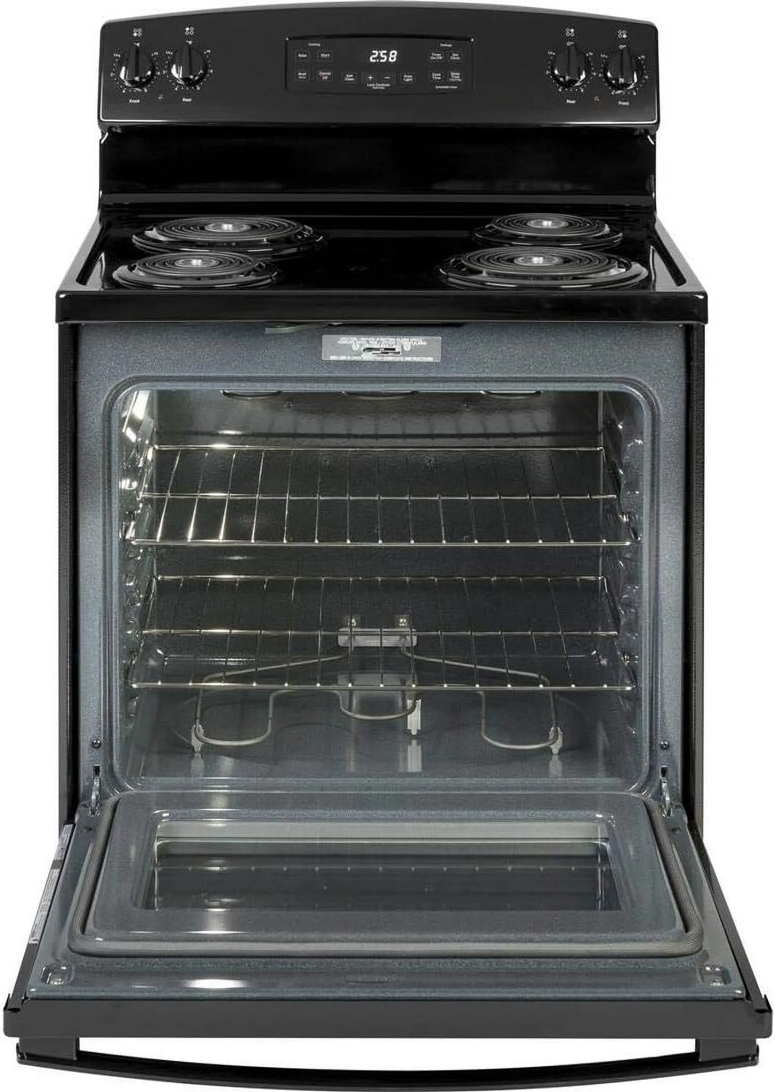 GE Appliances JB258DMBB 30 in Electric Freestanding Range Black