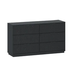 Better Homes and Gardens Lillian 6 Drawer Dresser, White