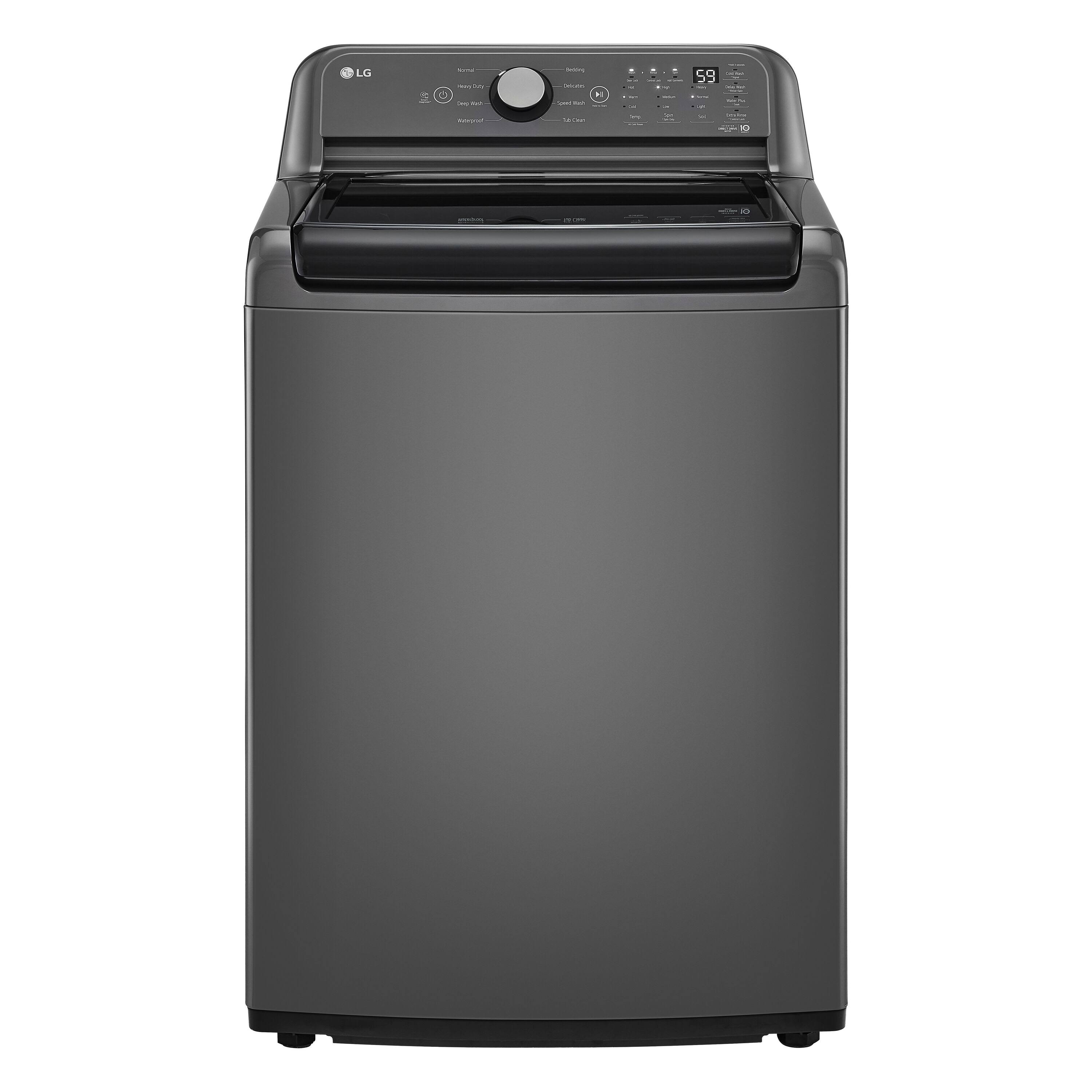 LG 5.0 Cu. ft. Middle Black Top Load Washer