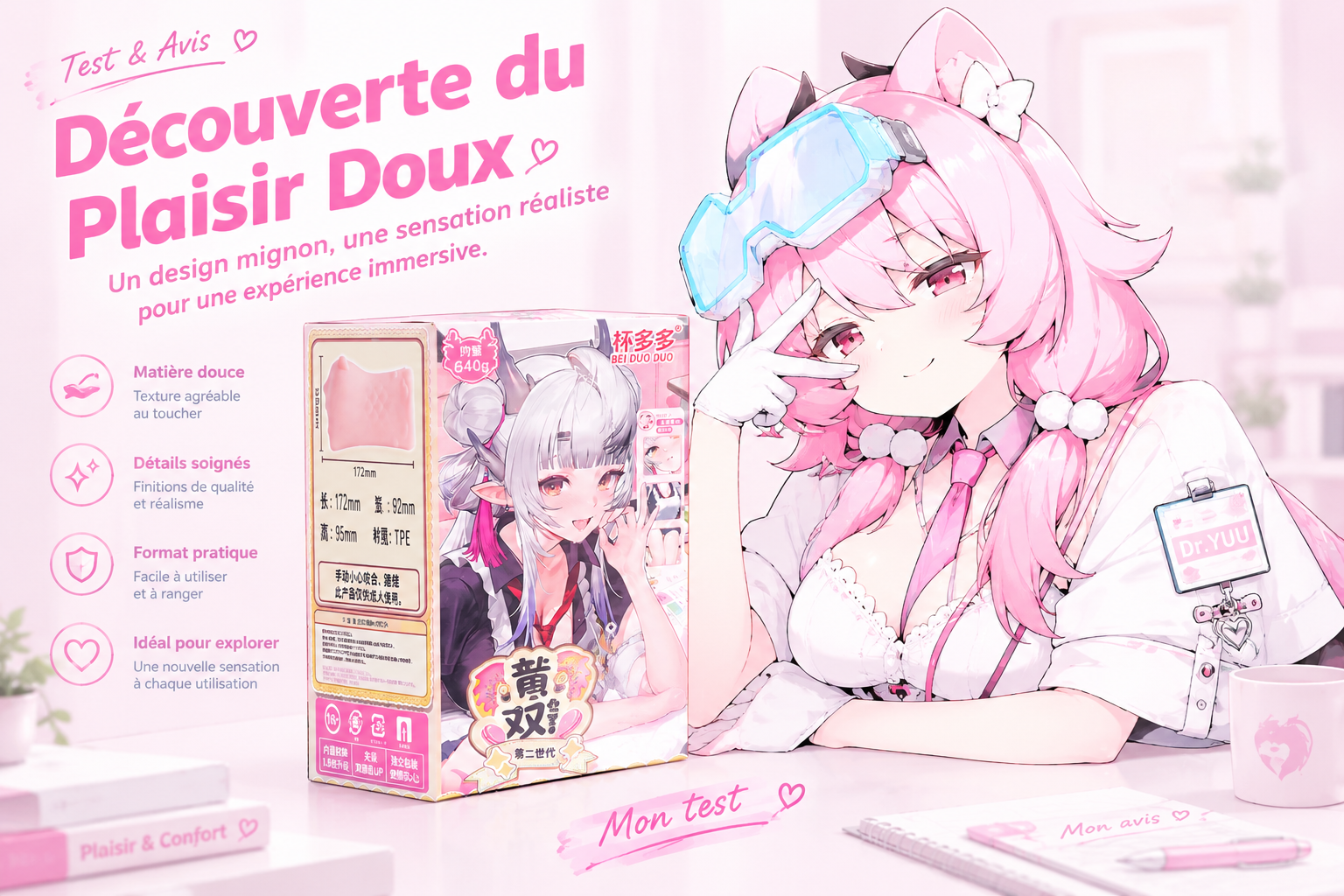 Vaginette test : Femme Dragon, double langue et entretien