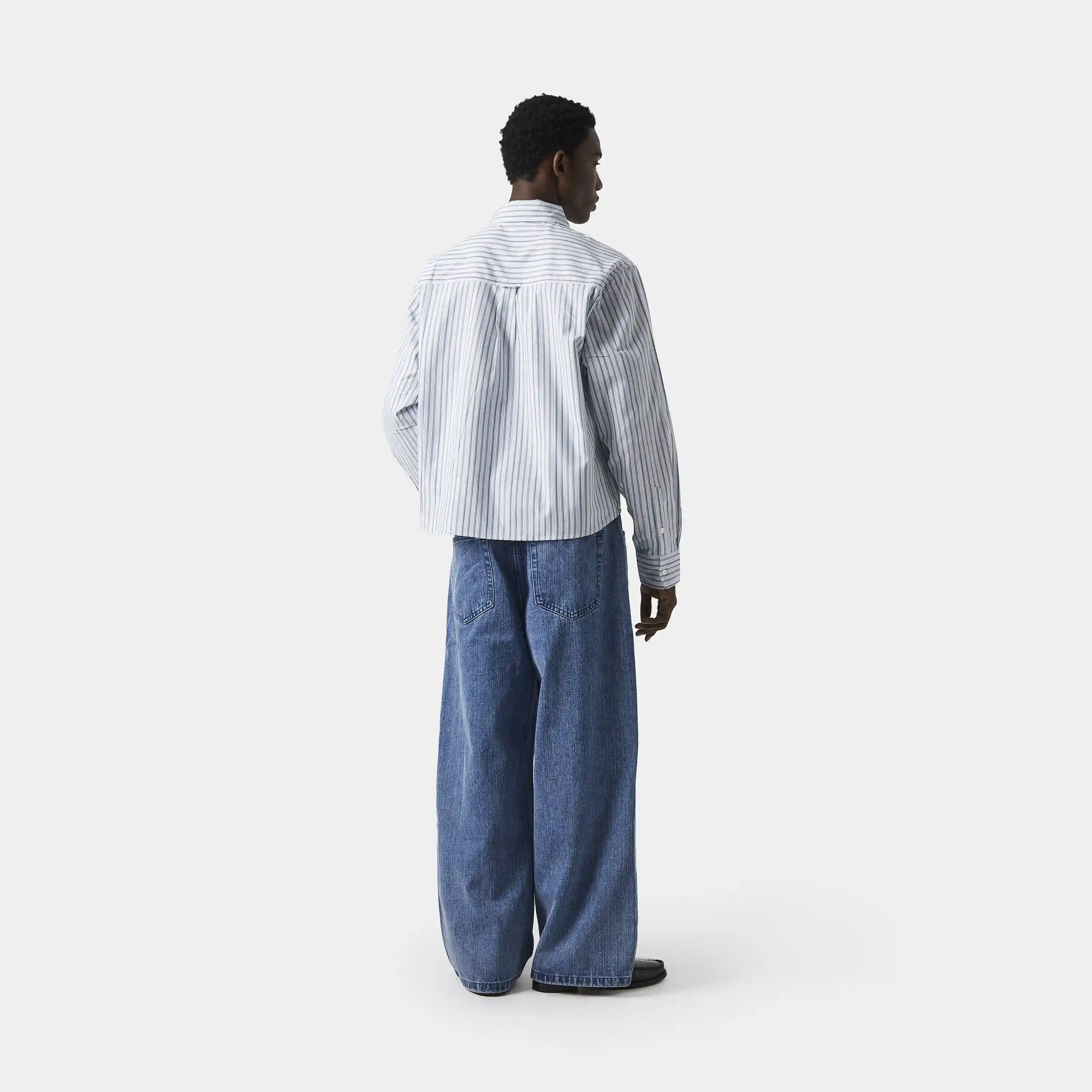 Don Boxy Stripped Shirt