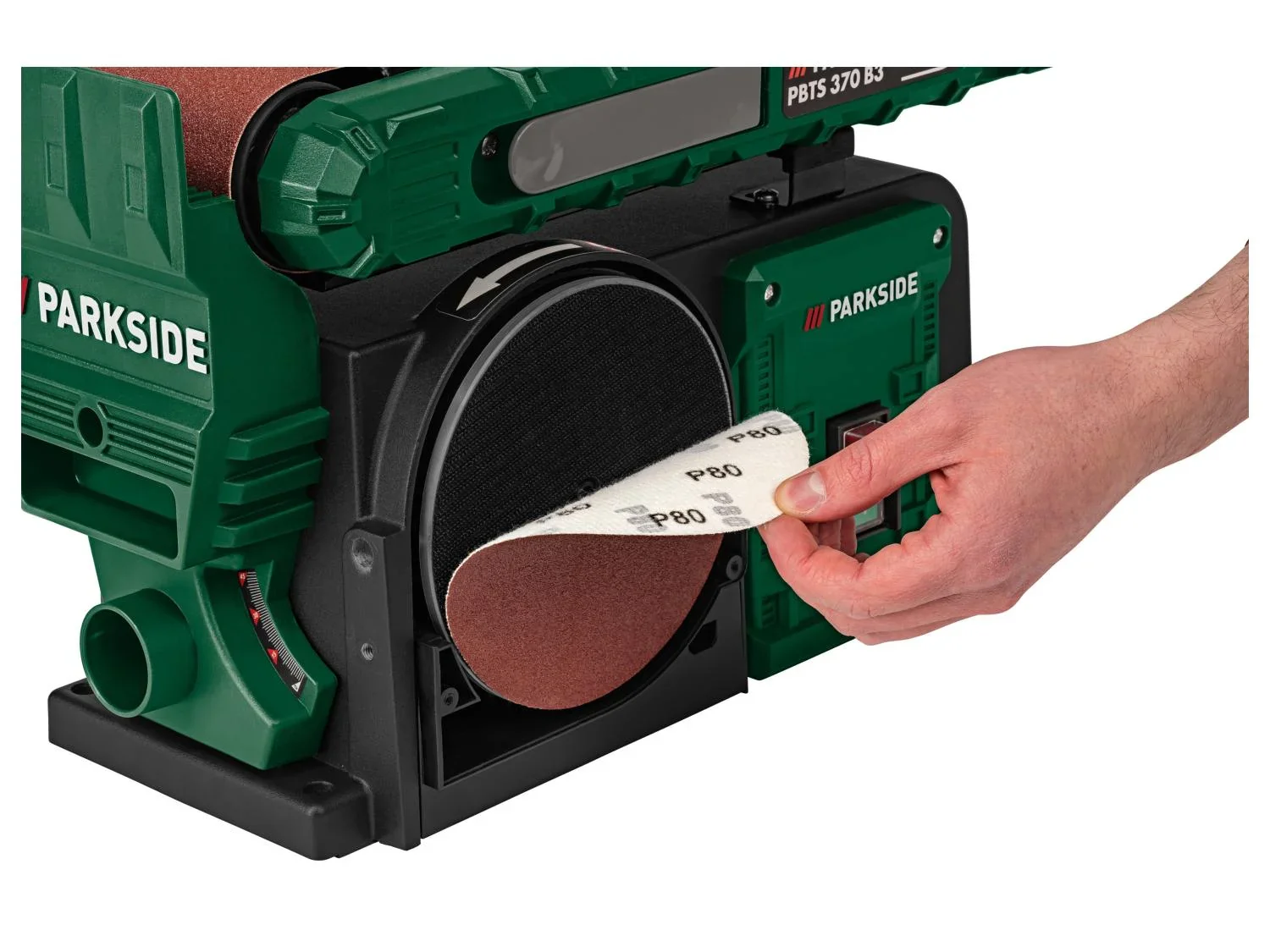 PARKSIDE Ponceuse  bande et  disque PBTS 370 B3, 370 W