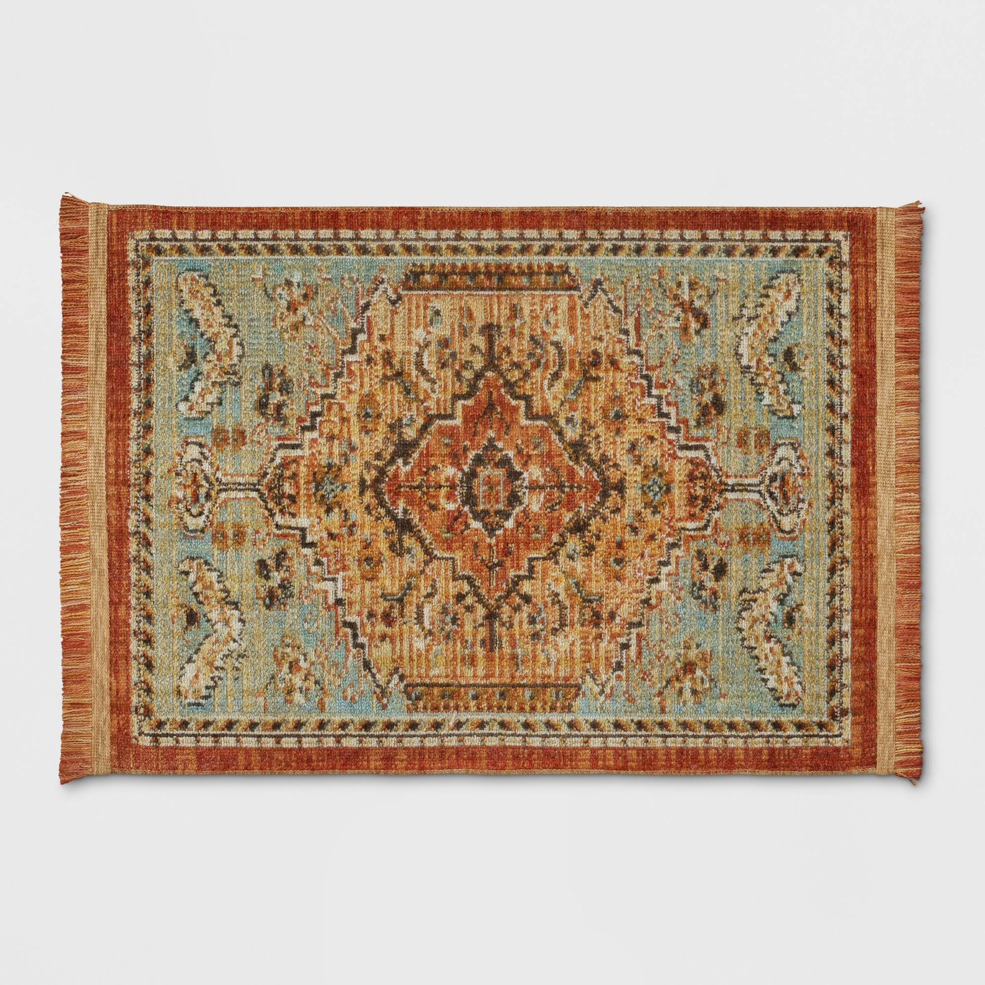 Threshold 2'x3' Woven Accent Rug Floral