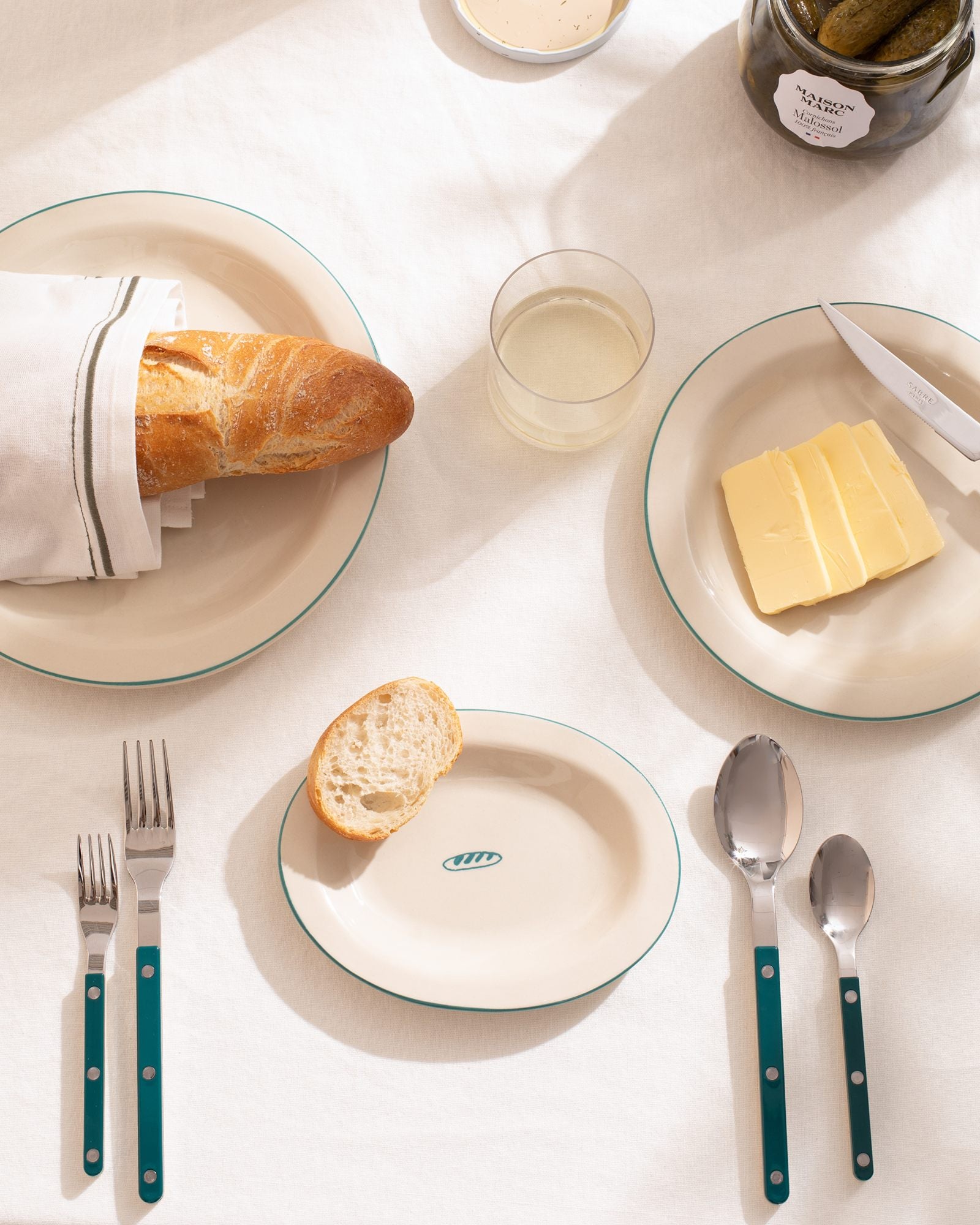 MAM X SABRE PARIS - PLATE SET DARK GREEN 5 PIECES